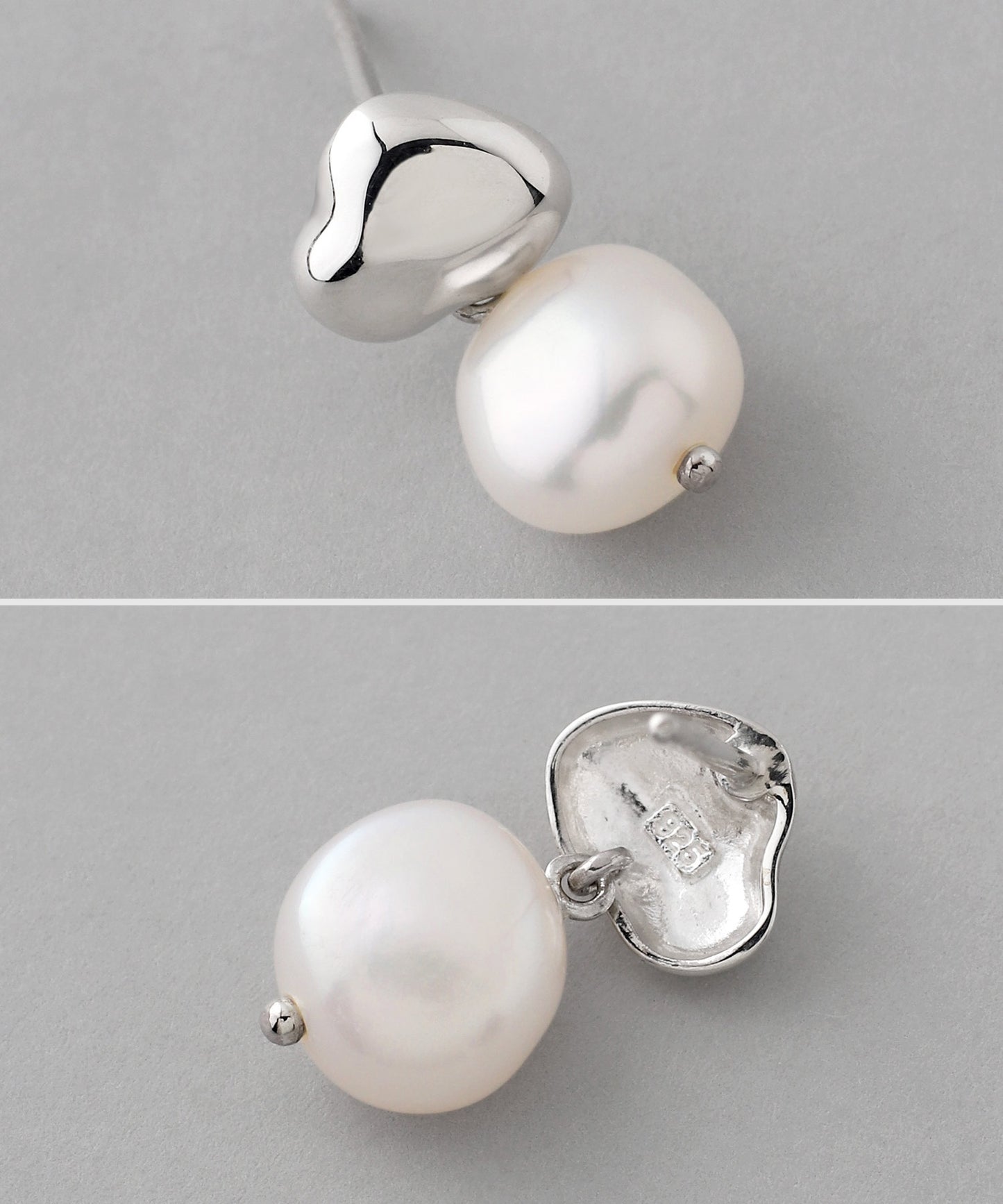 Freshwater Pearl Earrings[925 Silver]