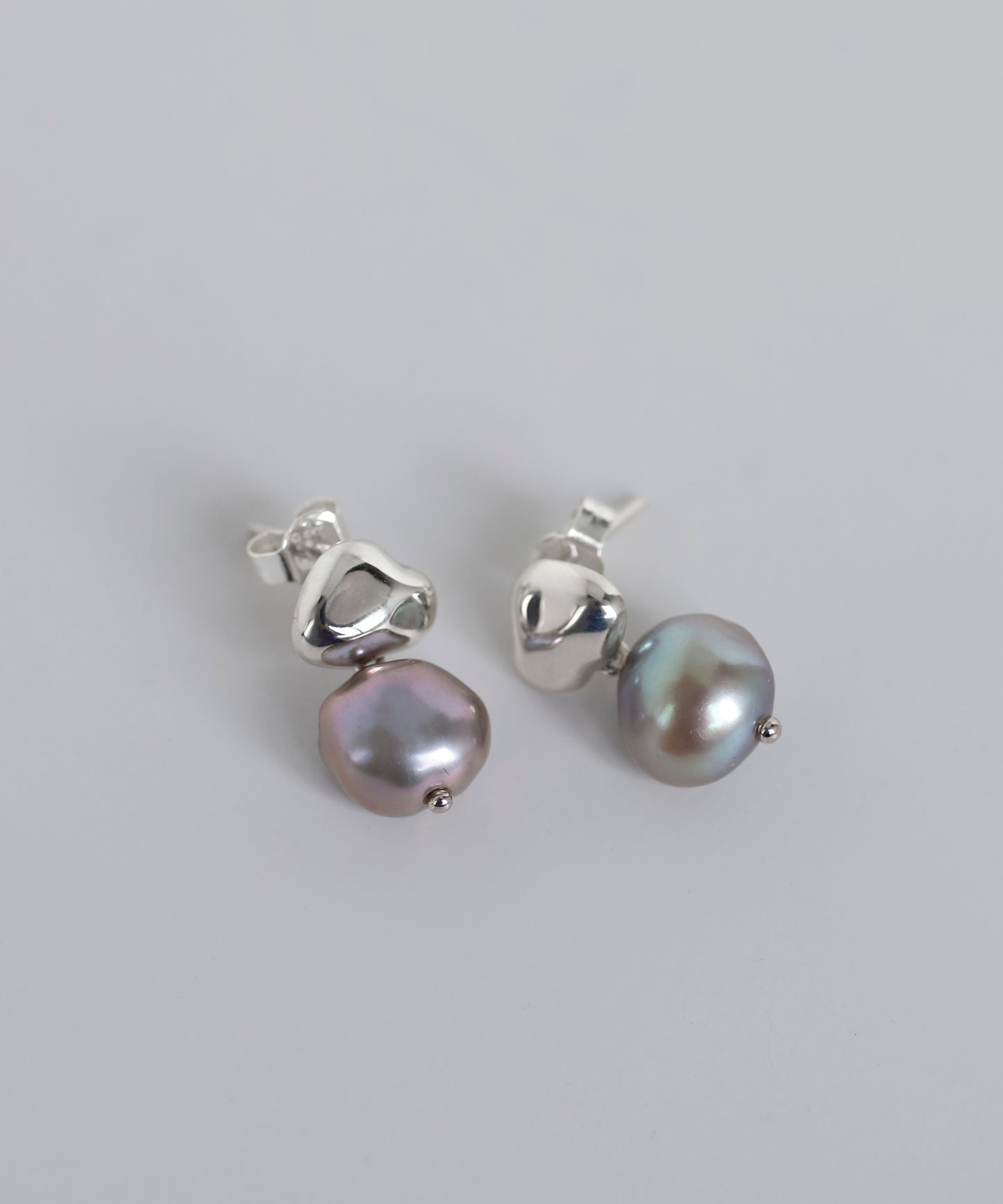 Freshwater Pearl Earrings[925 Silver]