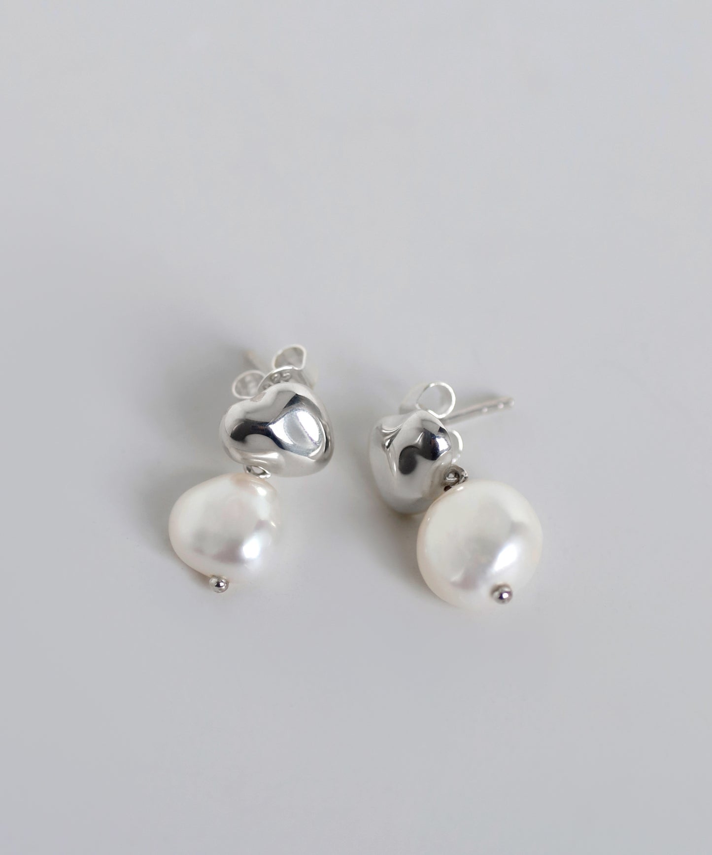 Freshwater Pearl Earrings[925 Silver]