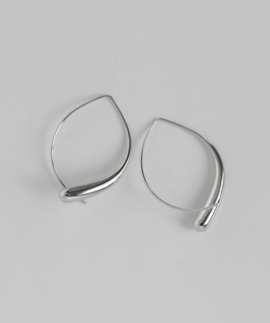 Drop Hook Earrings [Thick Plating]