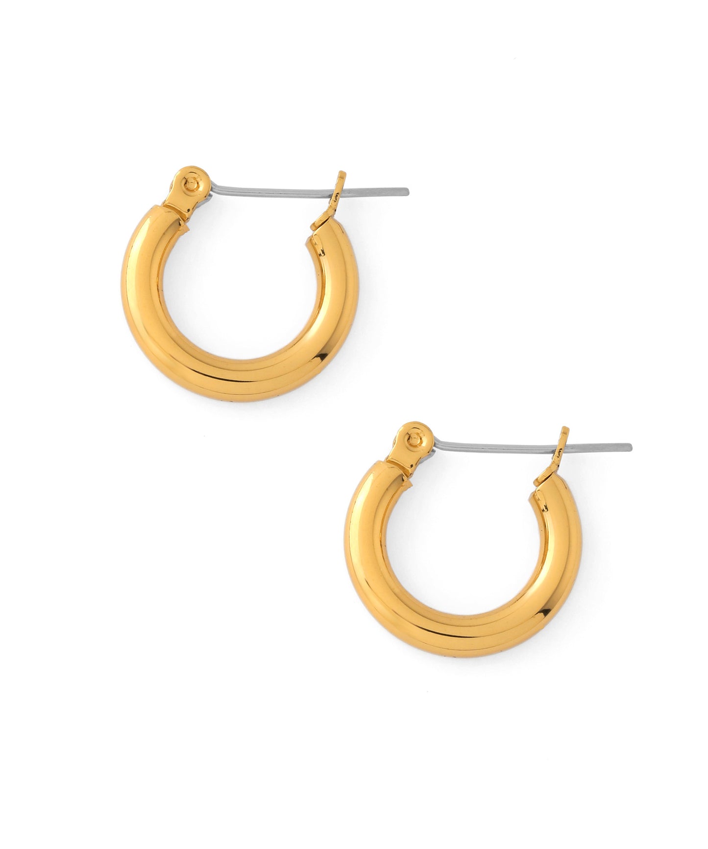 Metal Hoop Earrings [Stainless Steel]