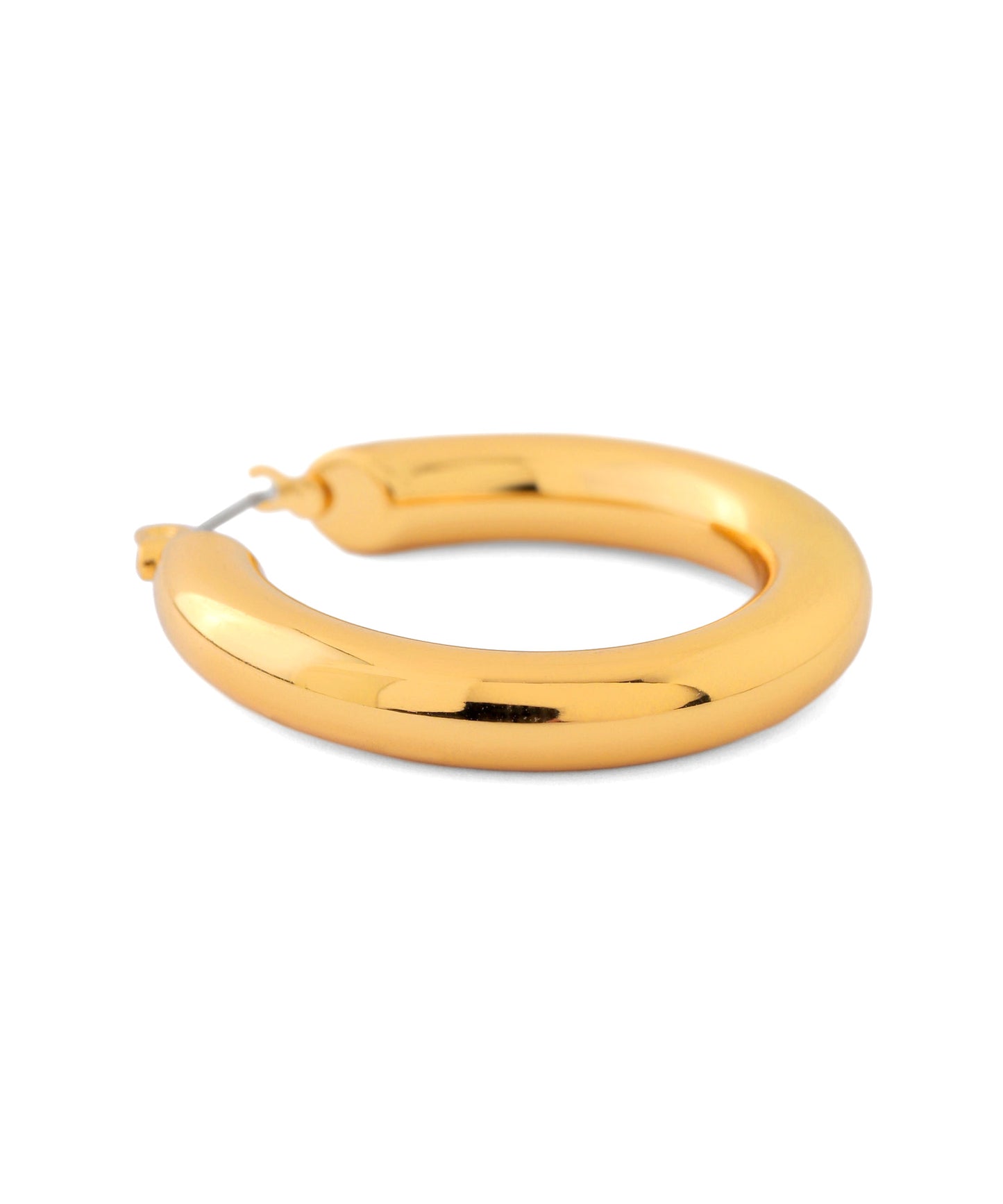 Metal Hoop Earrings [Stainless Steel]