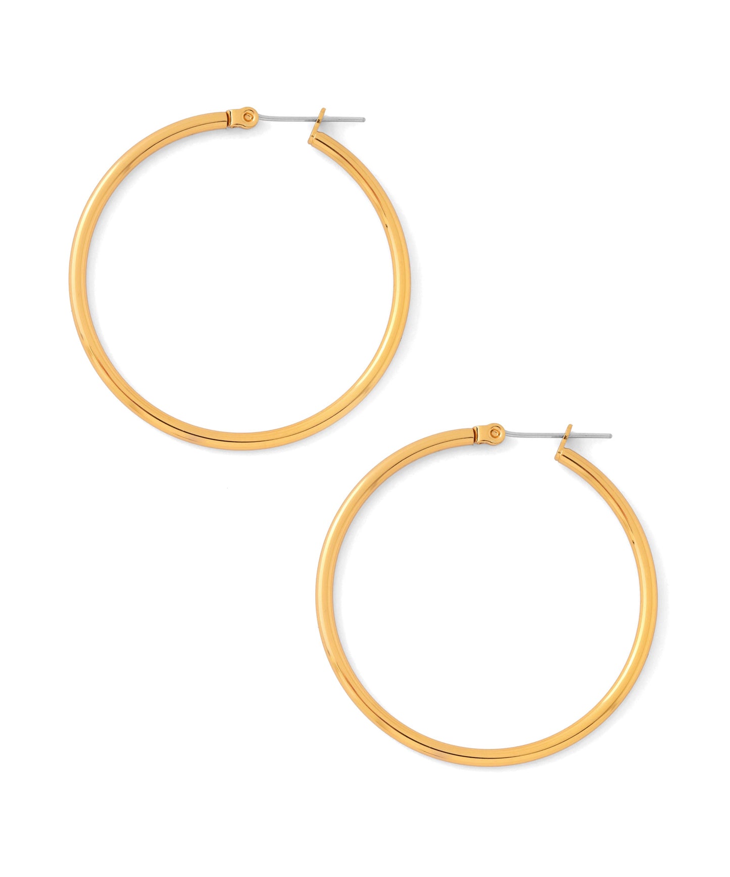 Metal Hoop Earrings [Stainless Steel]