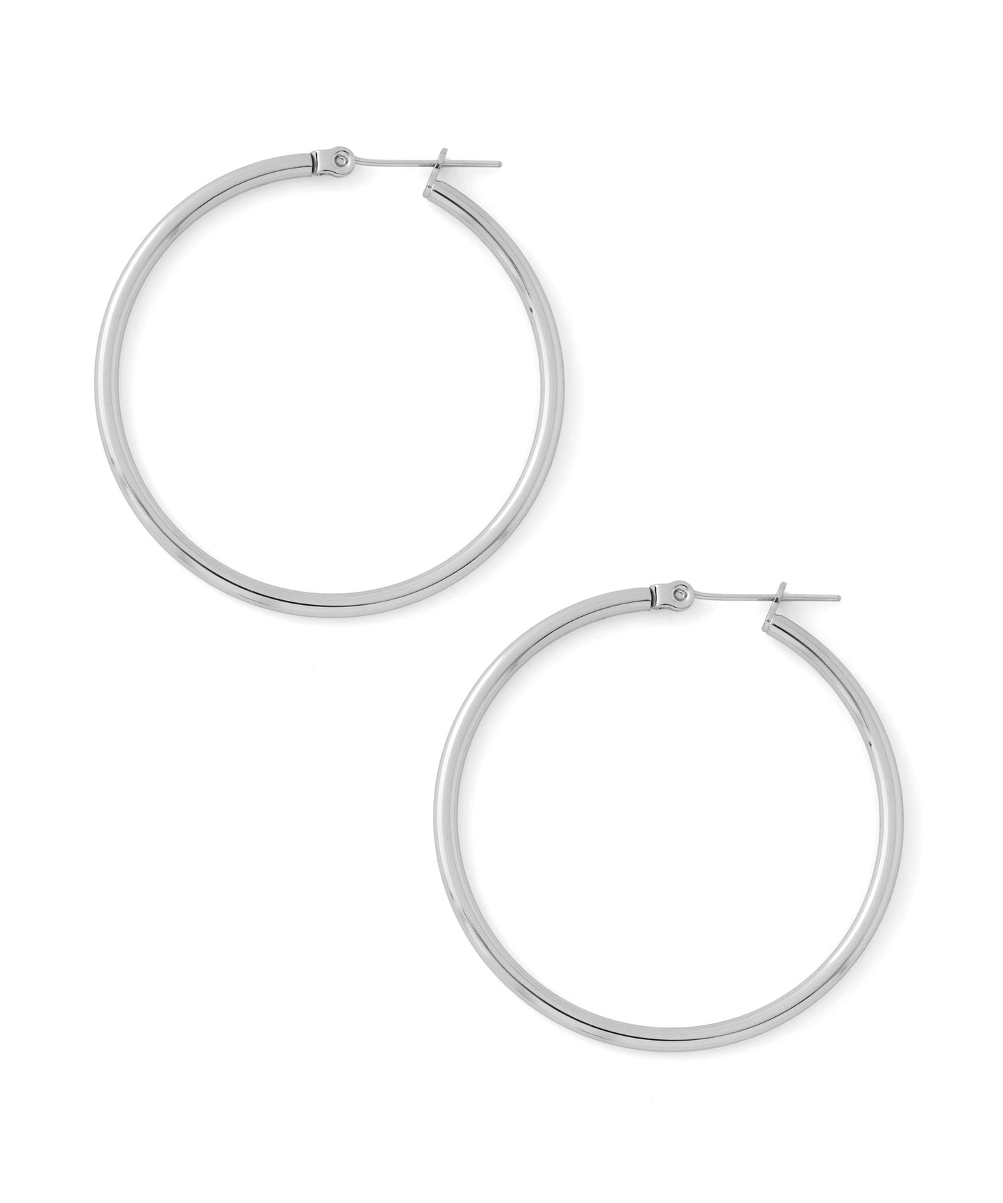 Metal Hoop Earrings [Stainless Steel]