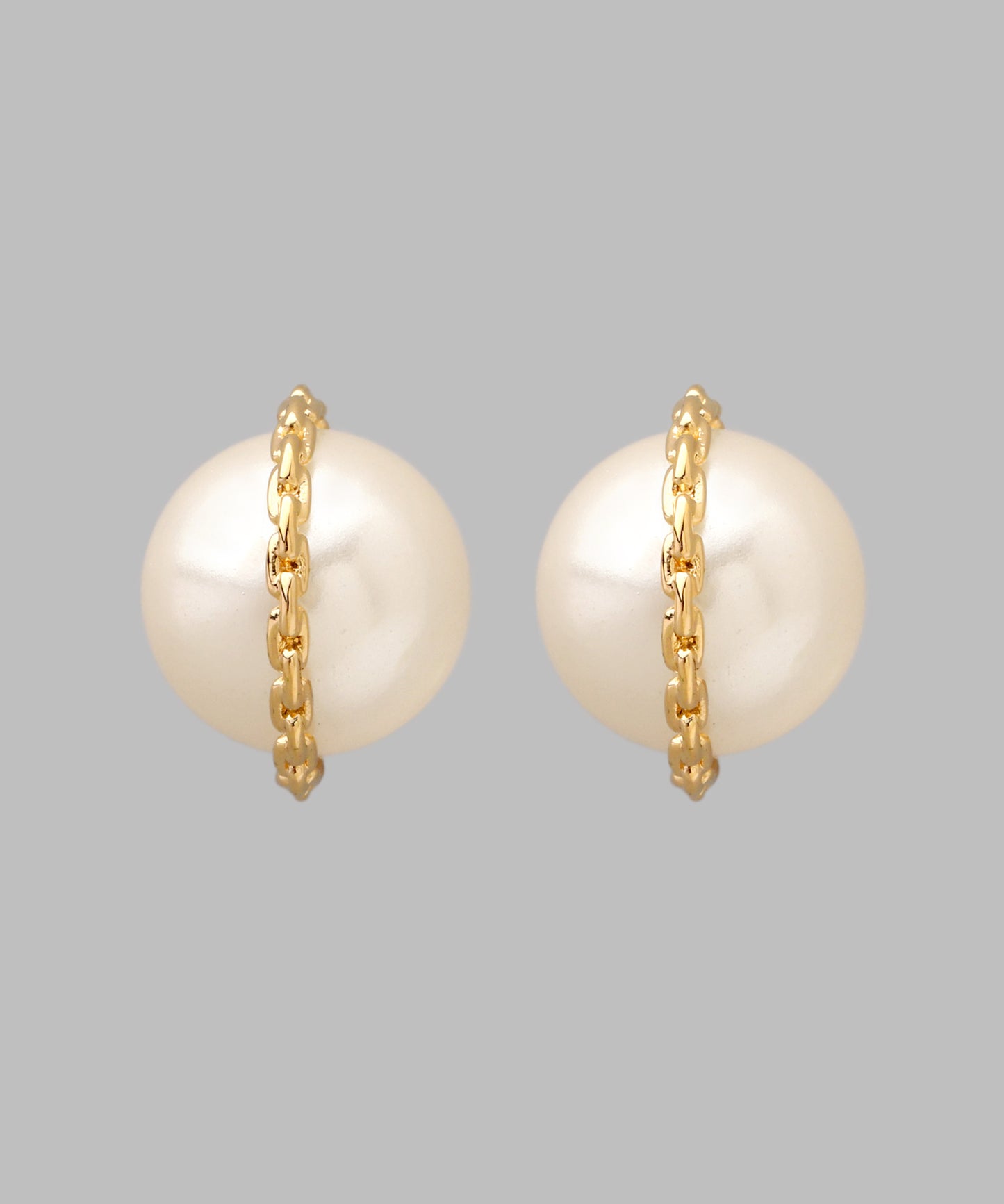 Pearl × Chain Earrings