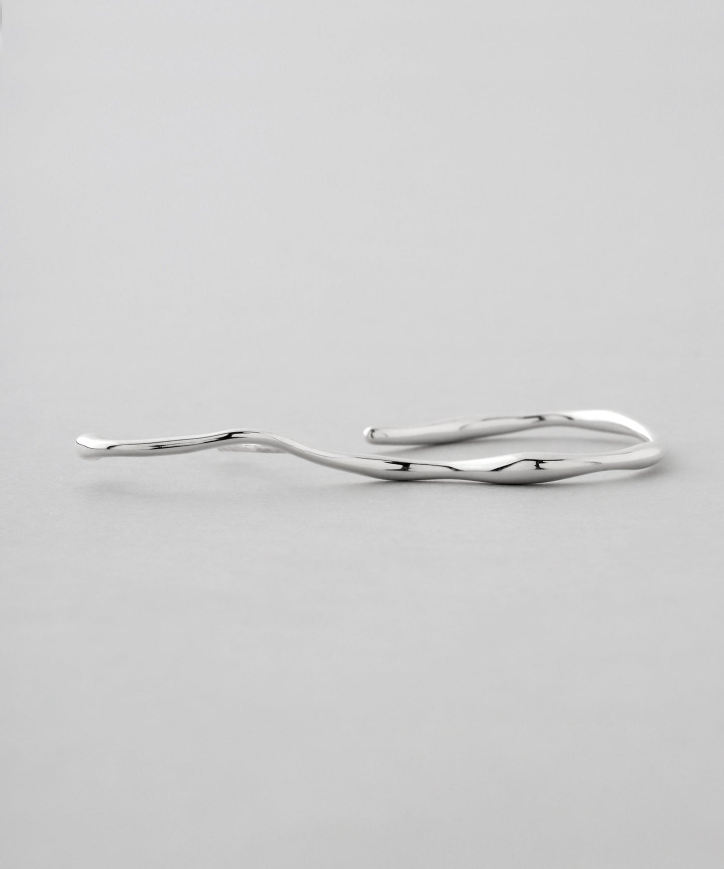 Nuance Line Cuff Earrings[925 Silver]