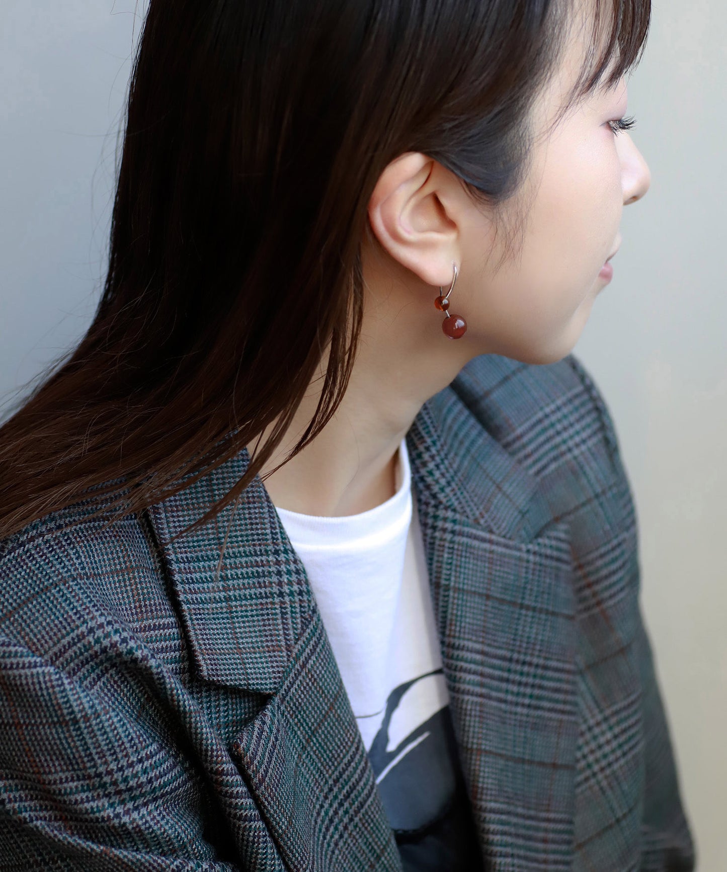 【Eligible for Novelty】Gemstone Back Catch Earrings