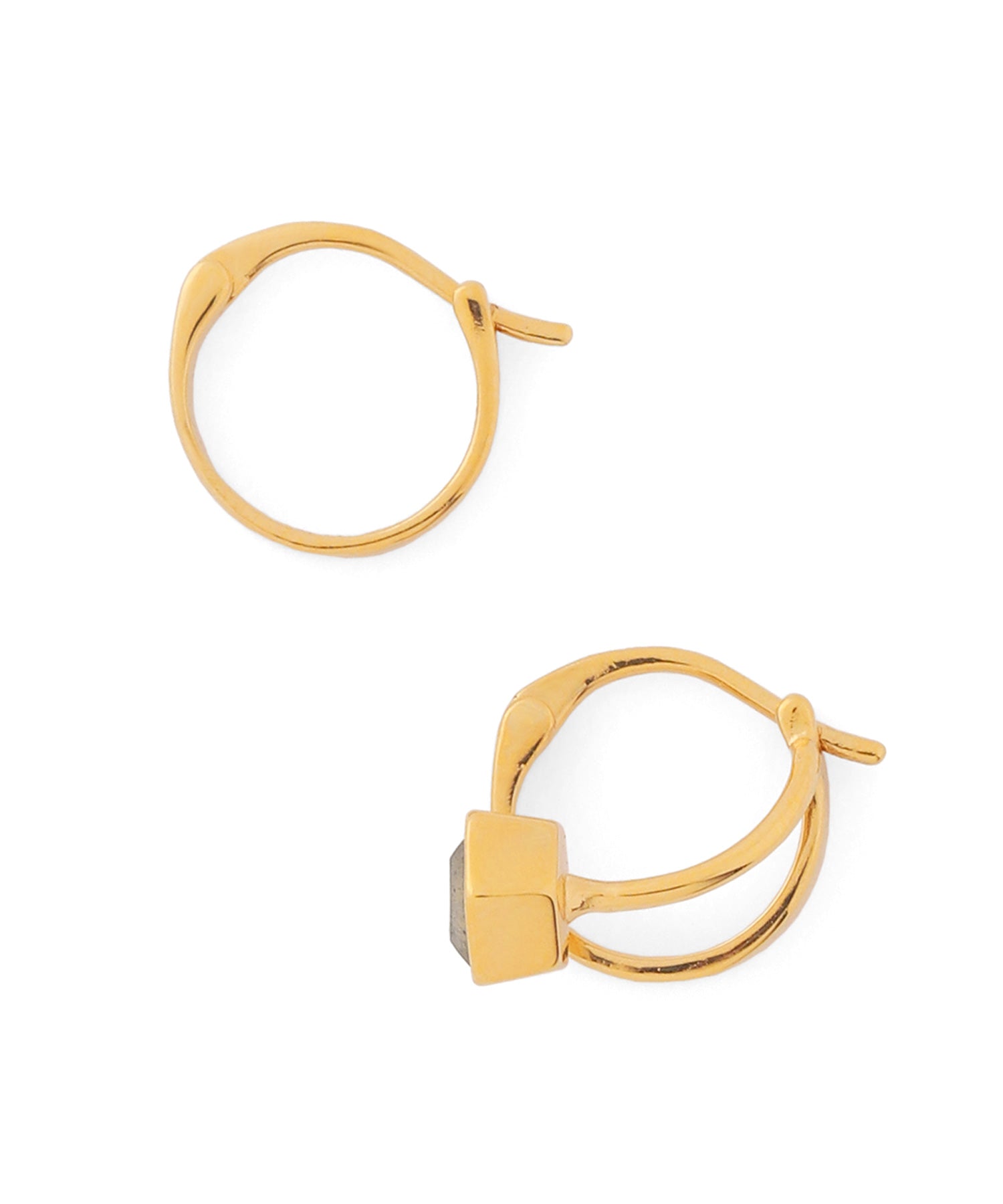 Asymmetrical hoop earrings hotsell