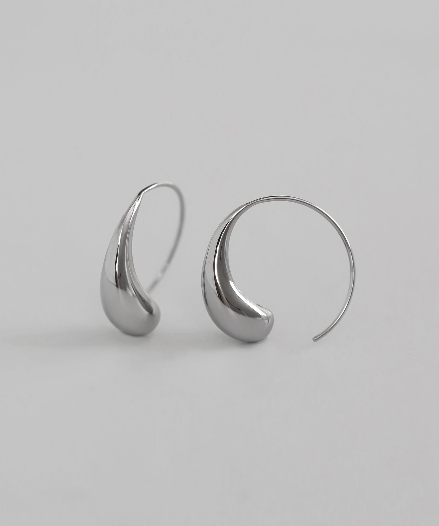 Drop Hook Earrings [Stainless Steel]