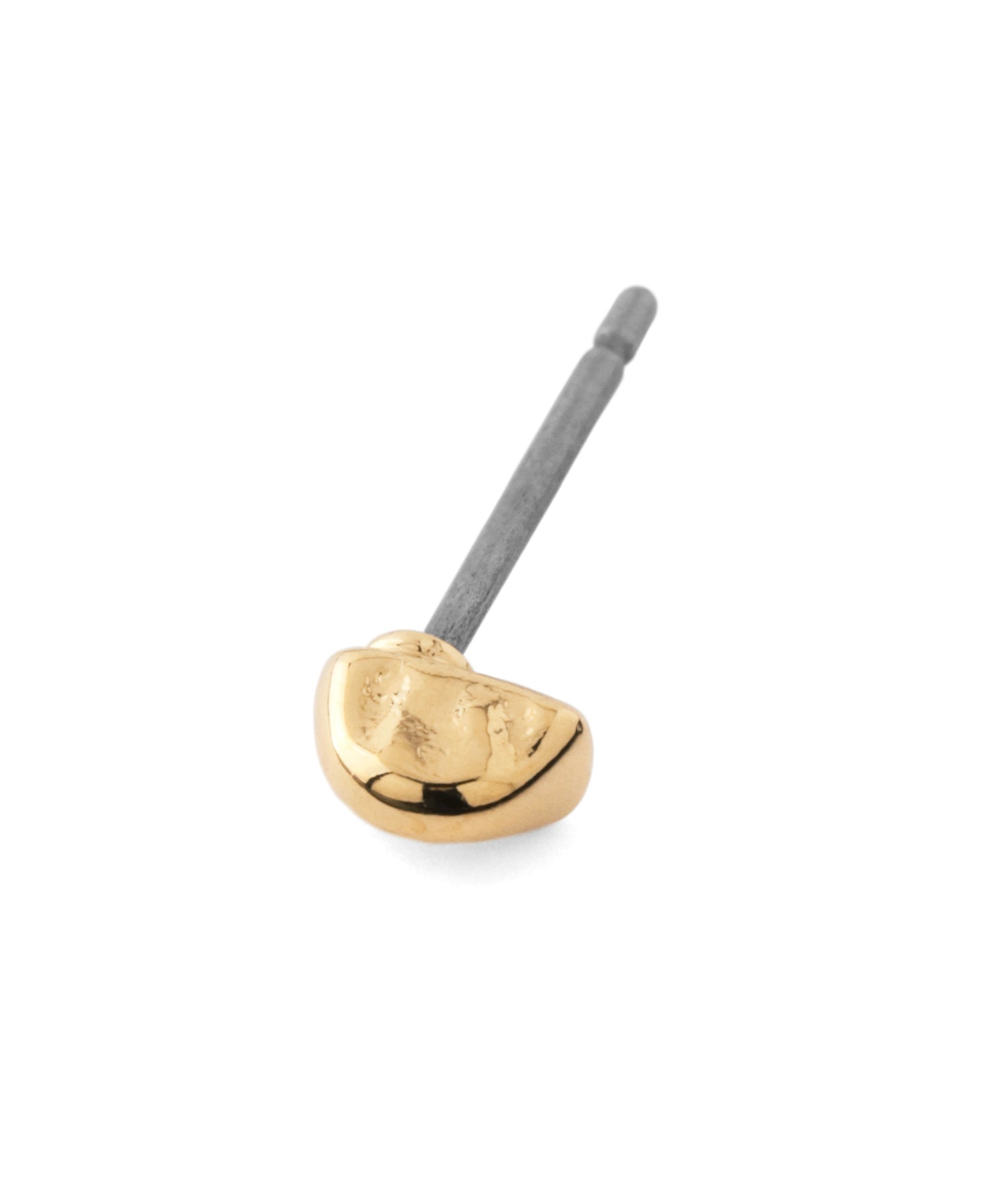 Gemstone × Arch Asymmetry Earrings [A]