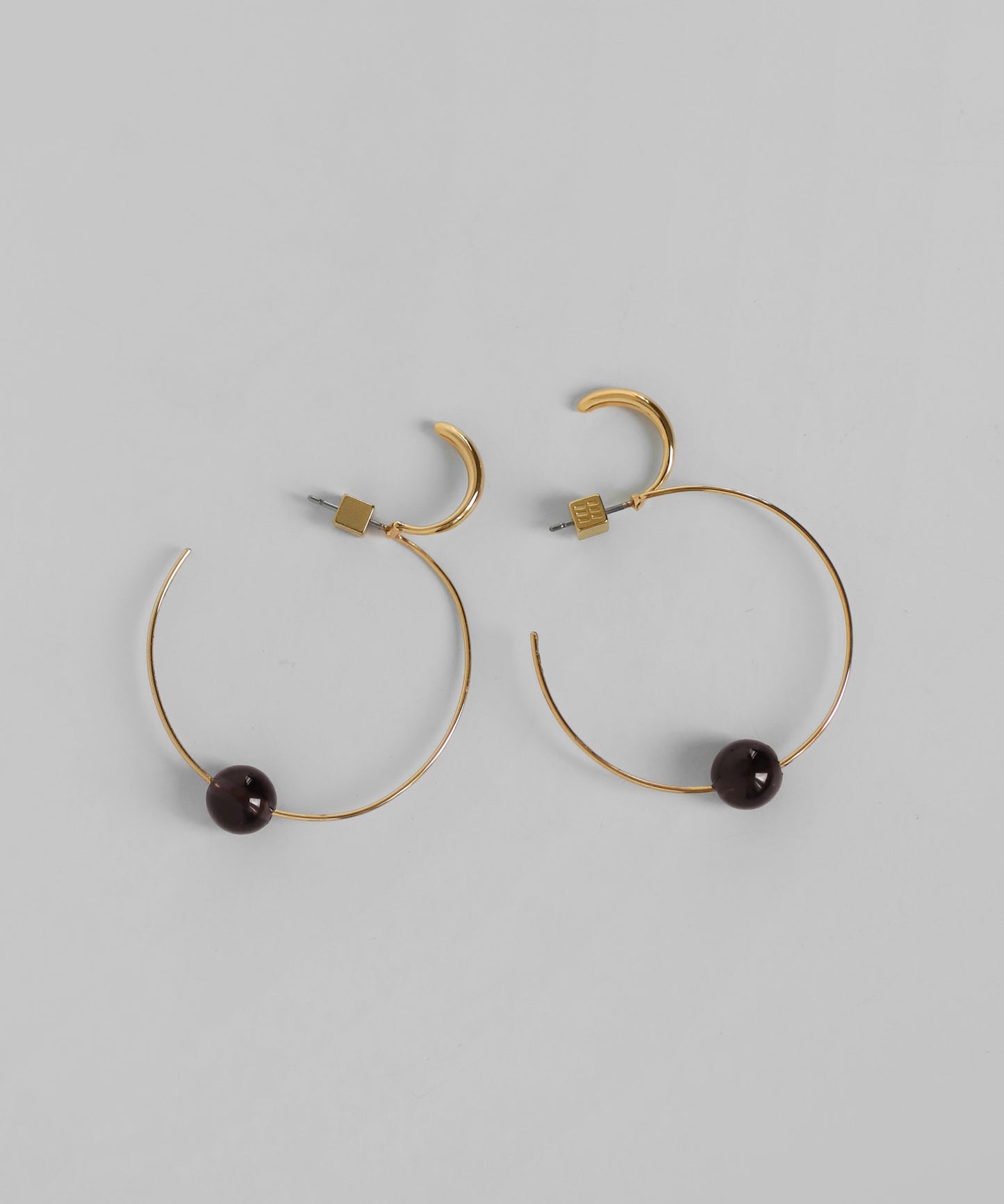 Gemstone Cuff Earrings