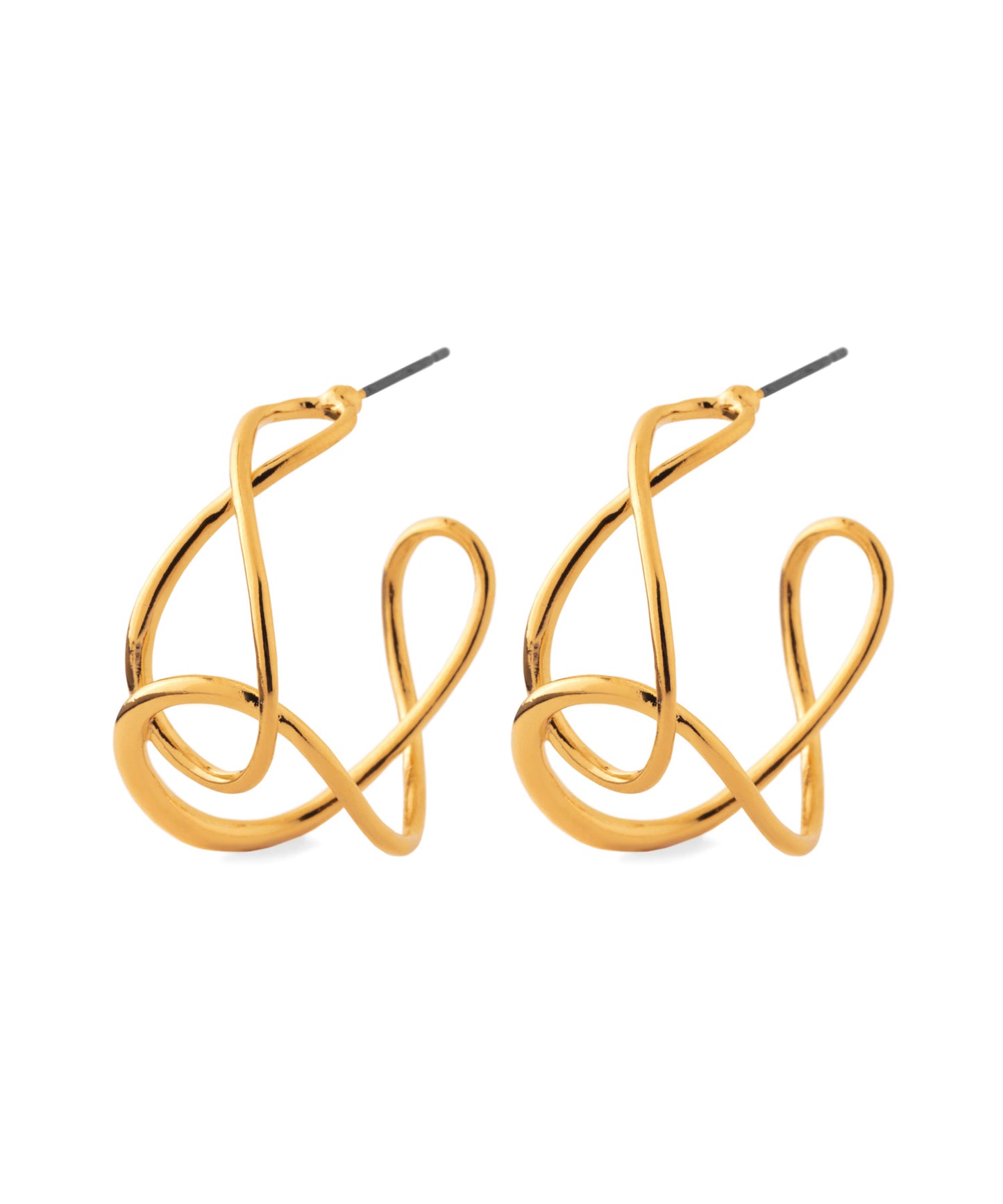 Knot Hoop Earrings