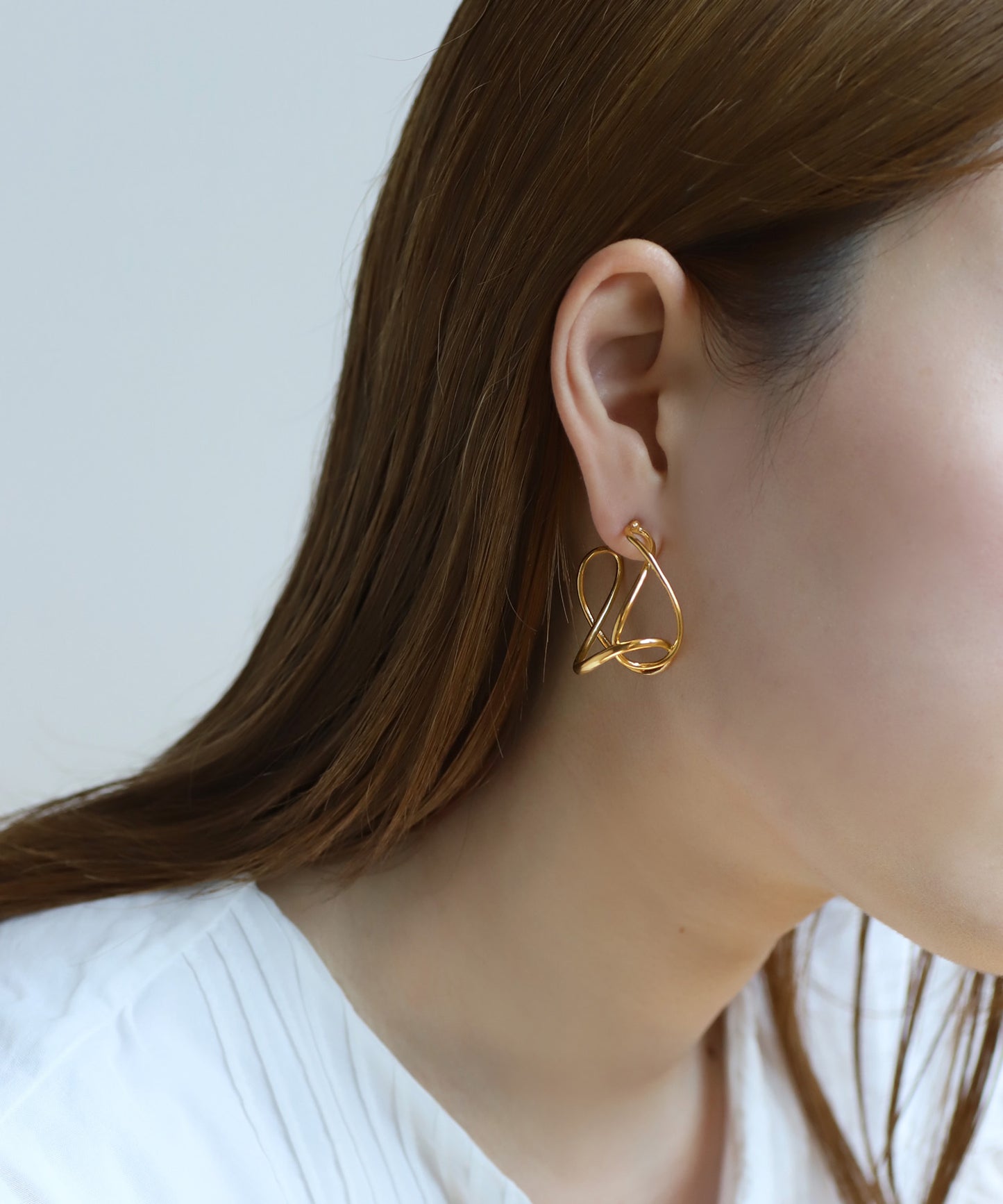 Knot Hoop Earrings