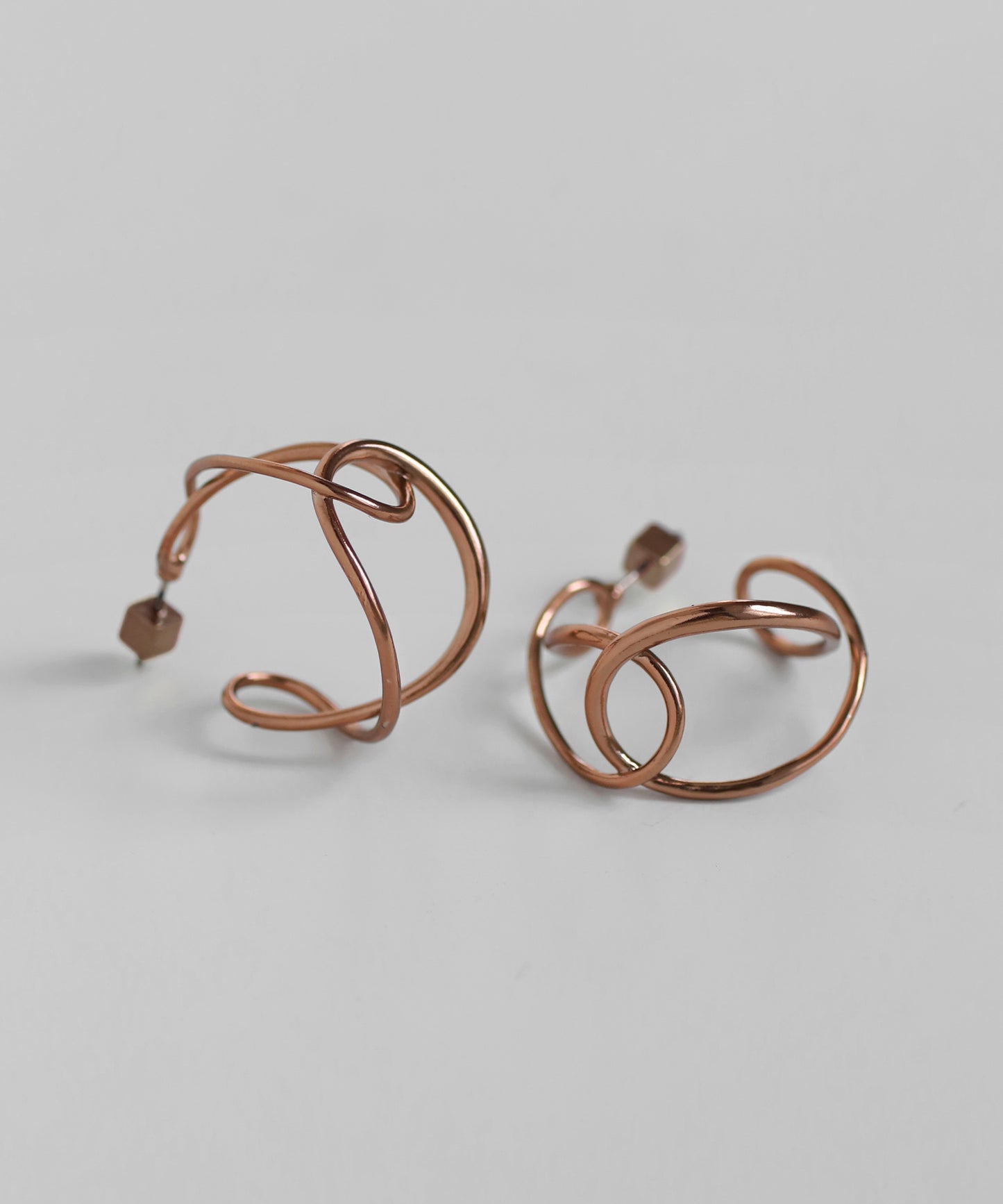 Knot Hoop Earrings