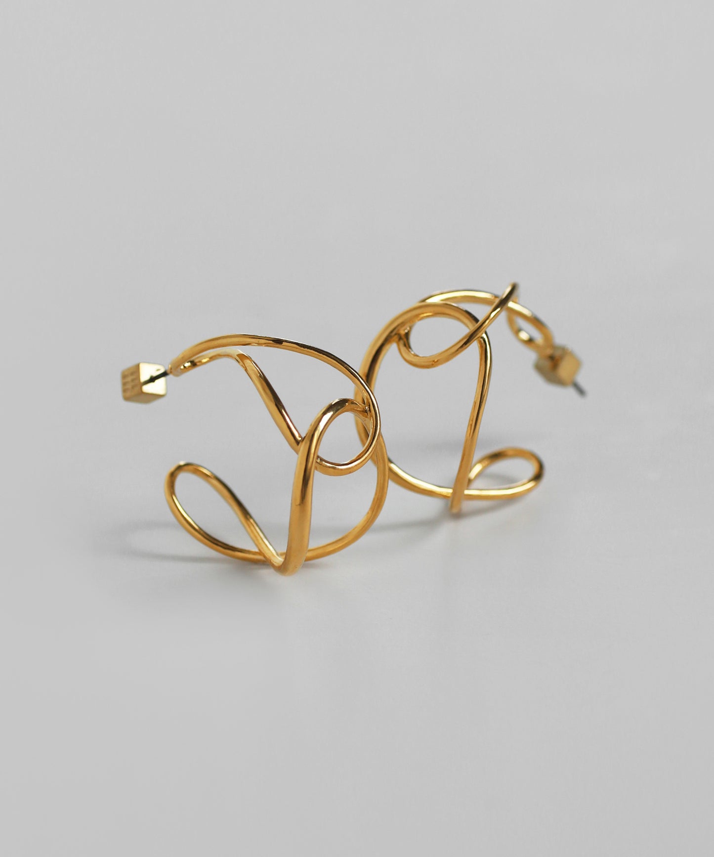 Knot Hoop Earrings