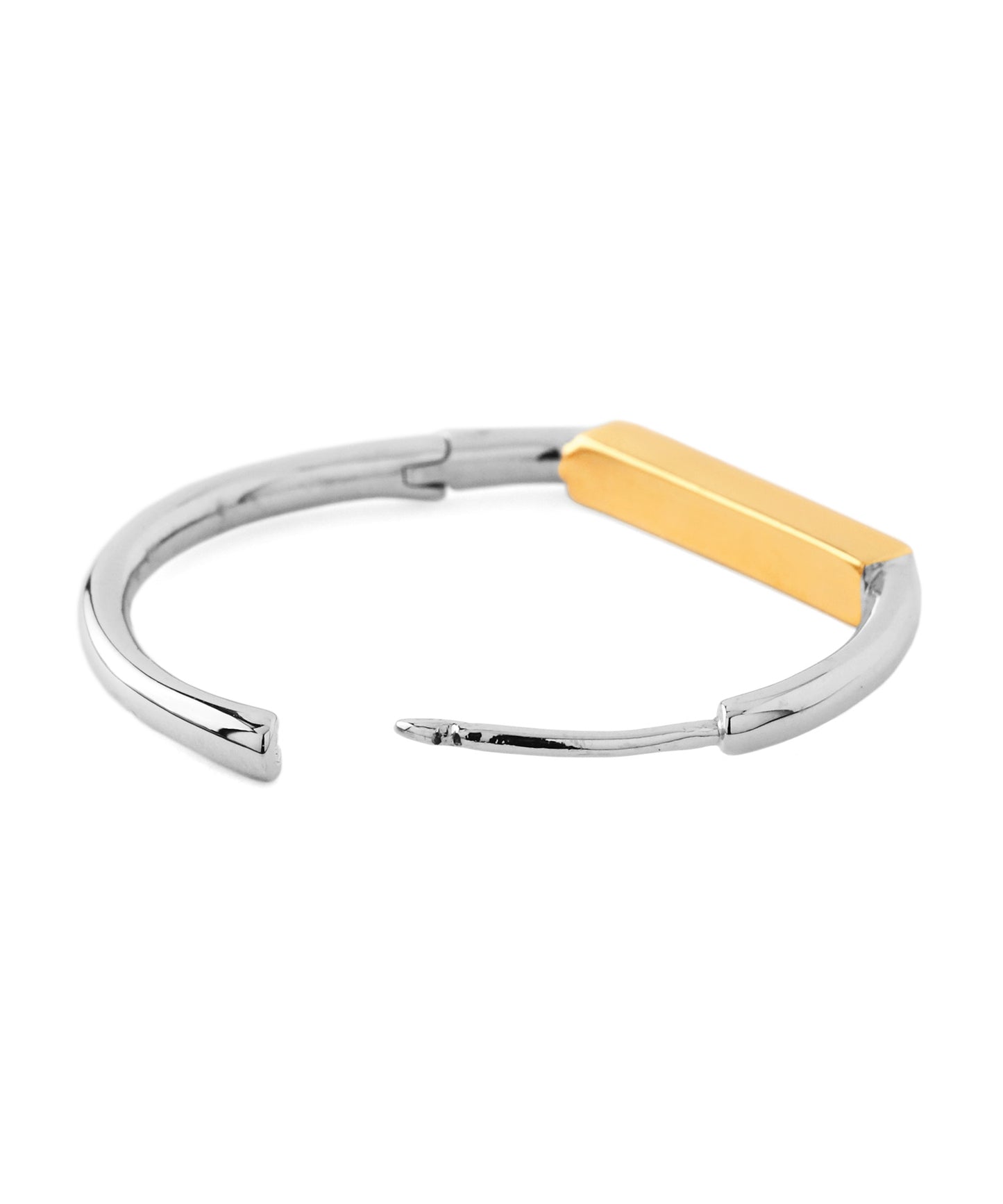 Two-Tone Hoop Earrings