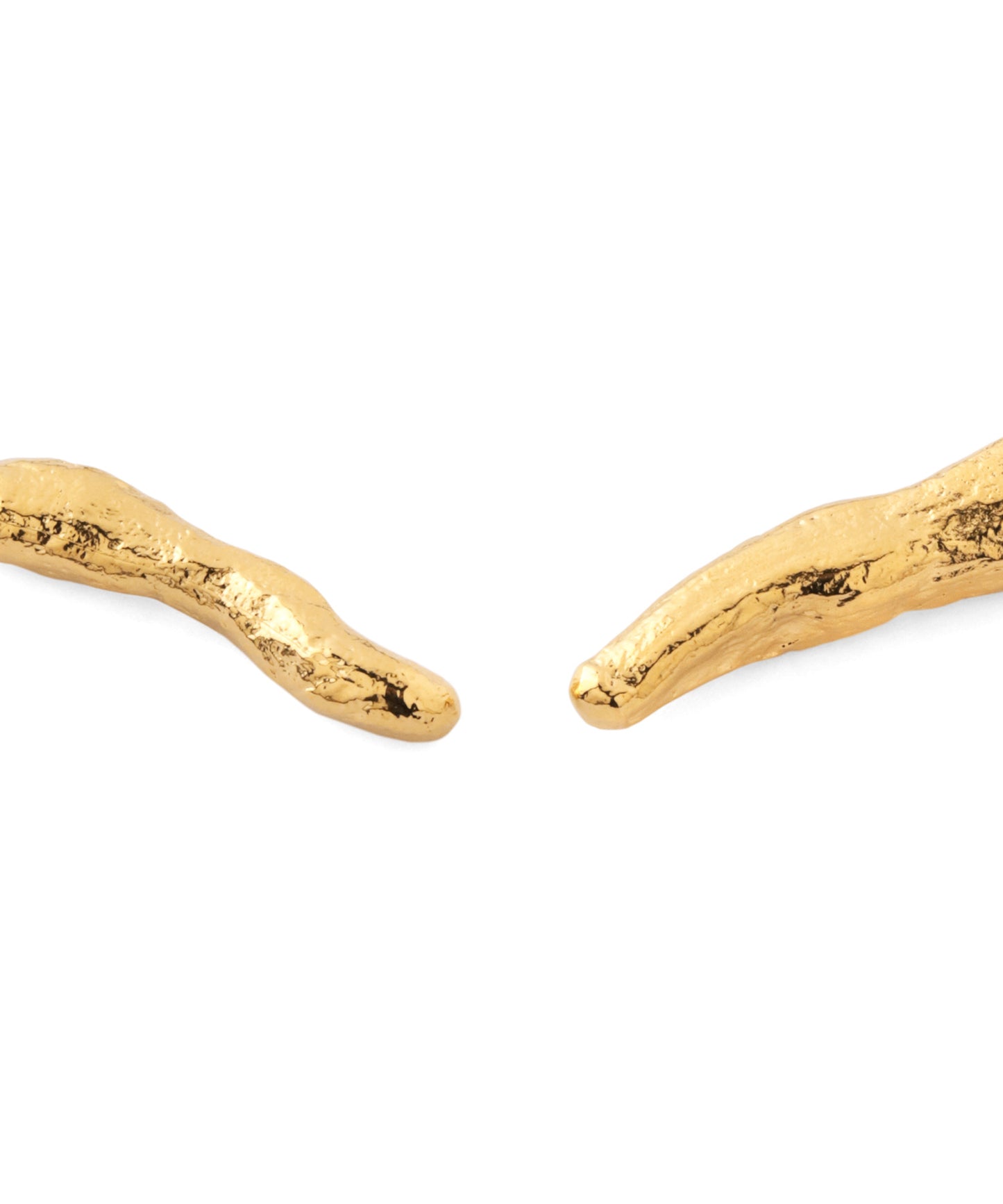 Gemstone × Arch Asymmetry Earrings [B]