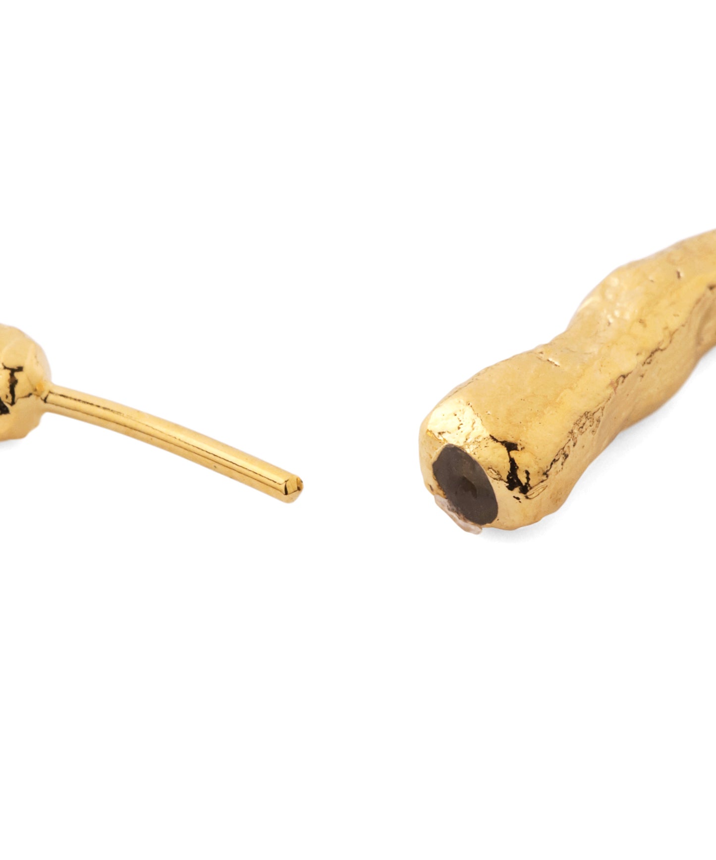 Gemstone × Arch Asymmetry Earrings [B]