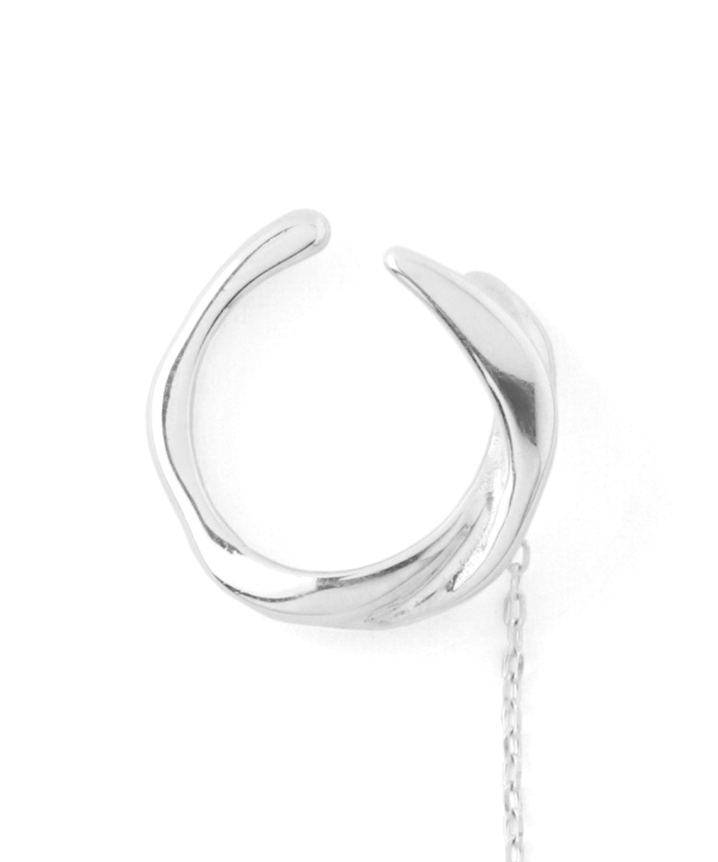[Eligible for Gift] Chain Cuff Earrings [925 Silver]