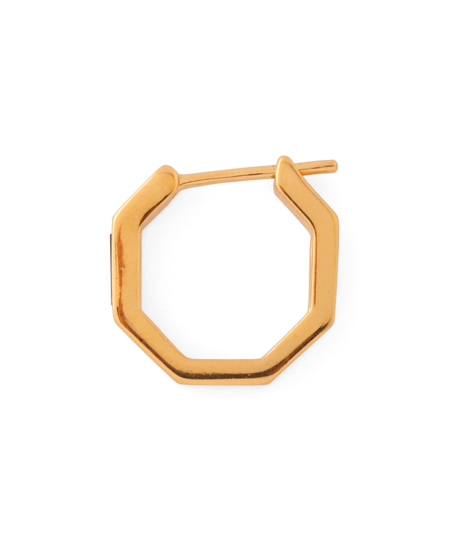 Zero Hoop Earrings [Gemstone]