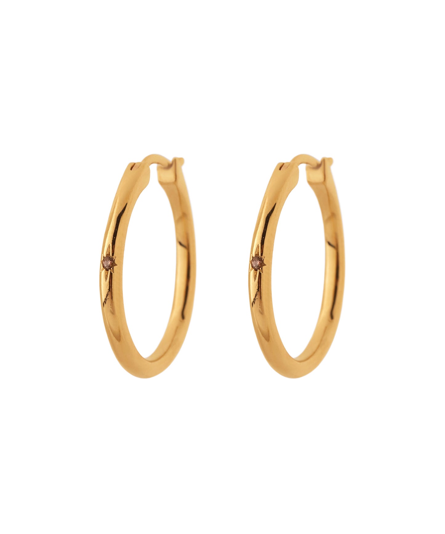 Zero Hoop Earrings [Bijou]