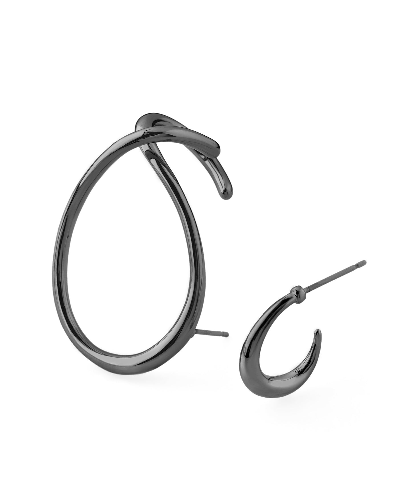 Loop Hoop Asymmetric Ear Cuff