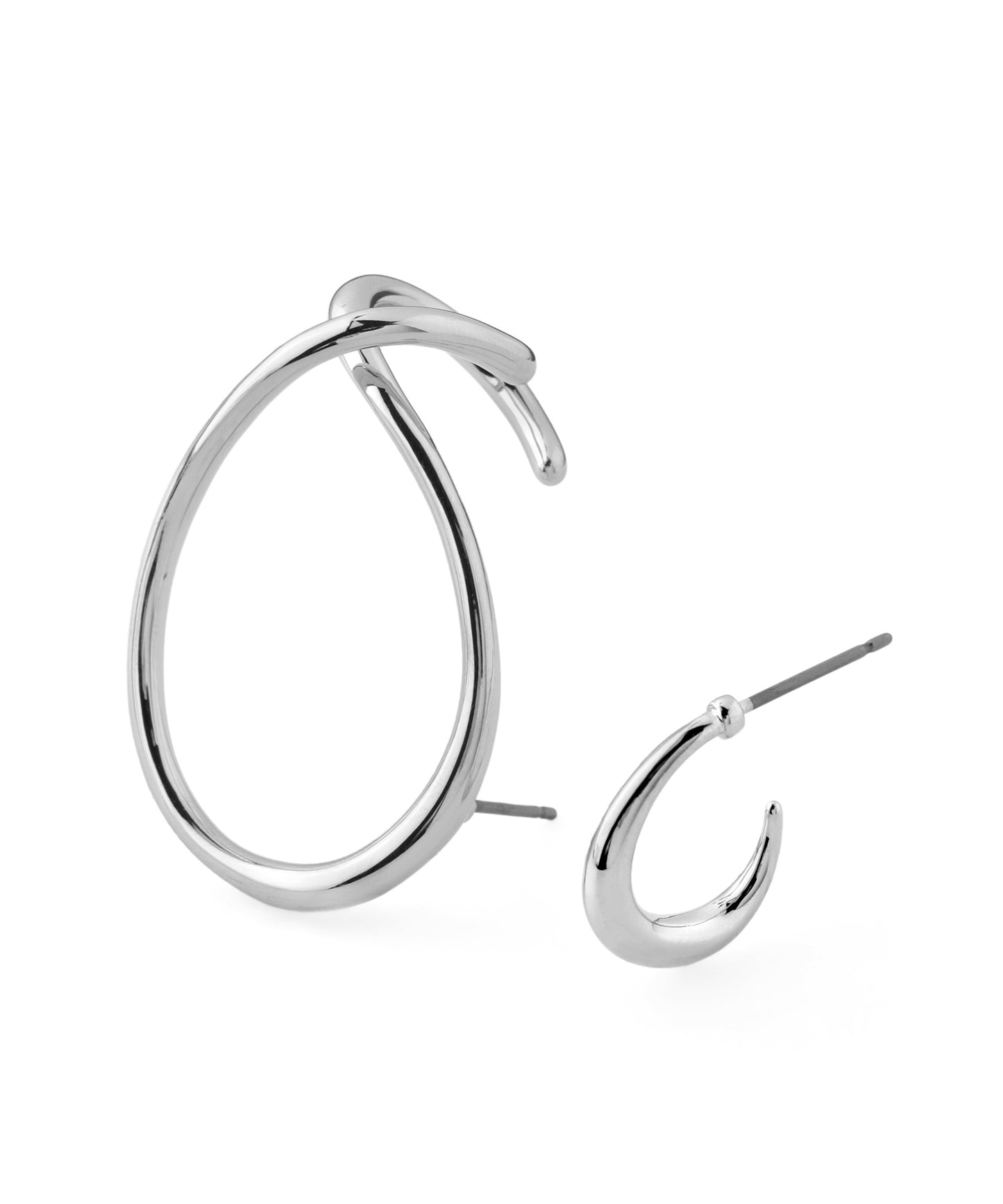 Loop Hoop Asymmetric Ear Cuff