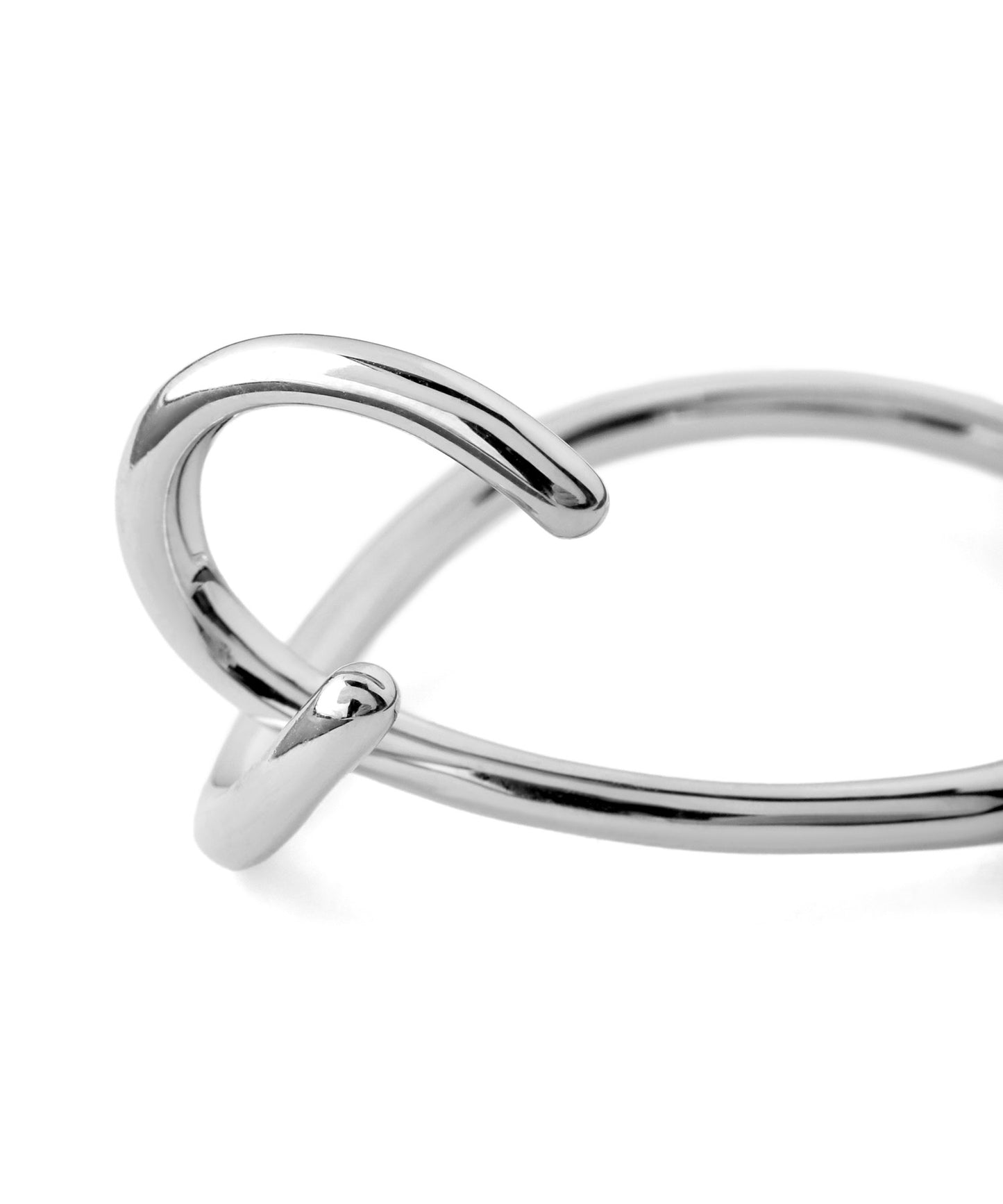 Loop Hoop Asymmetric Ear Cuff