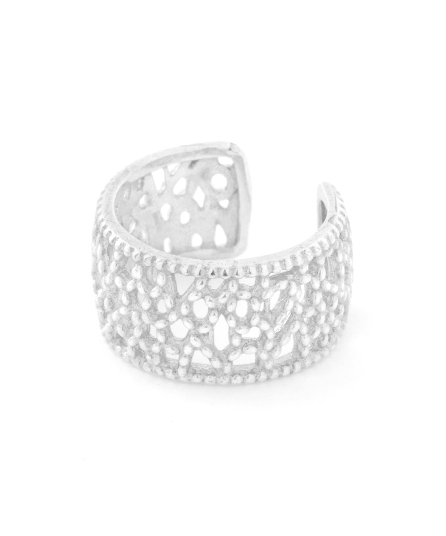 [Eligible for Gift] Lace Design Ear Cuff [925 Silver]