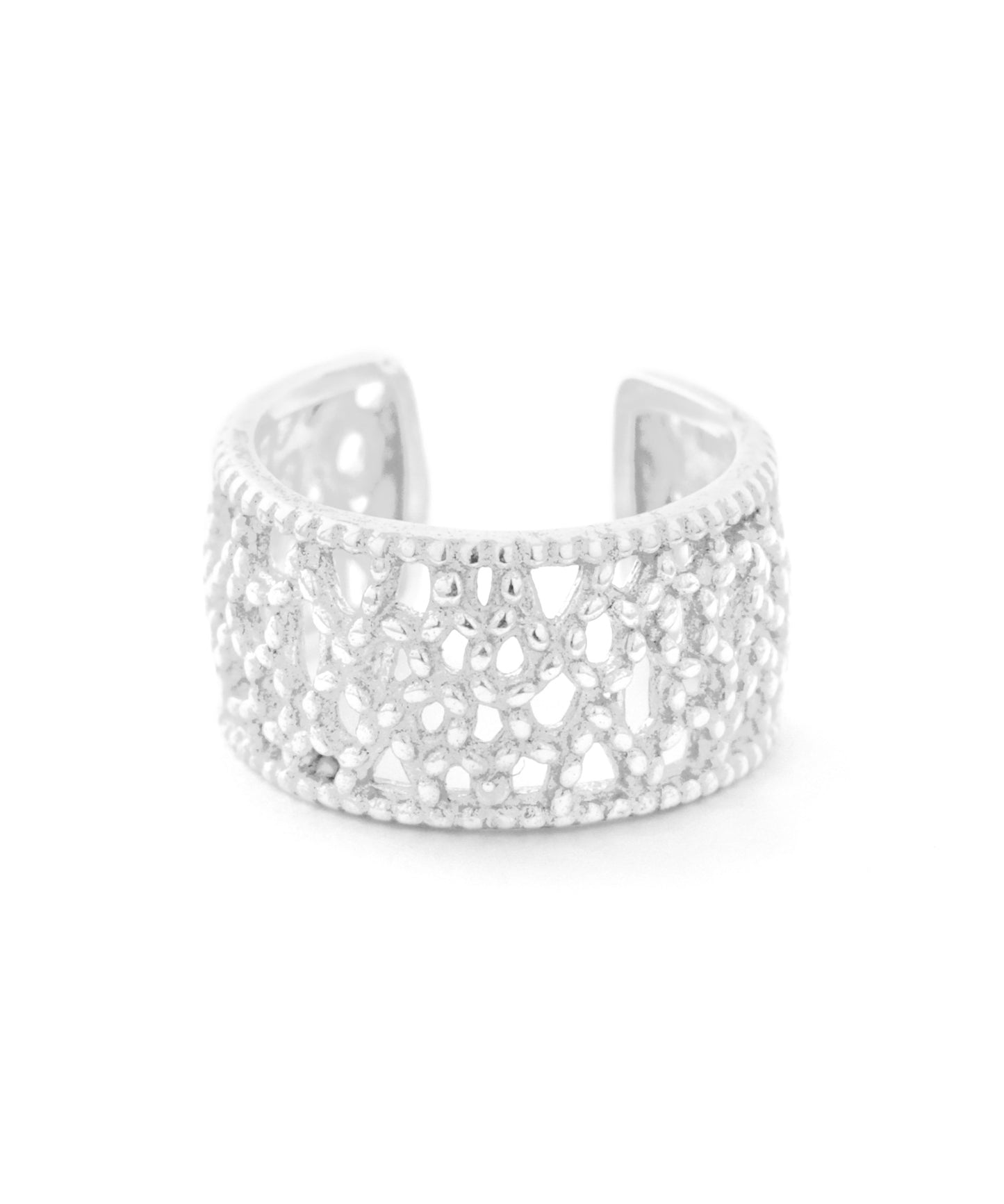 [Eligible for Gift] Lace Design Ear Cuff [925 Silver]