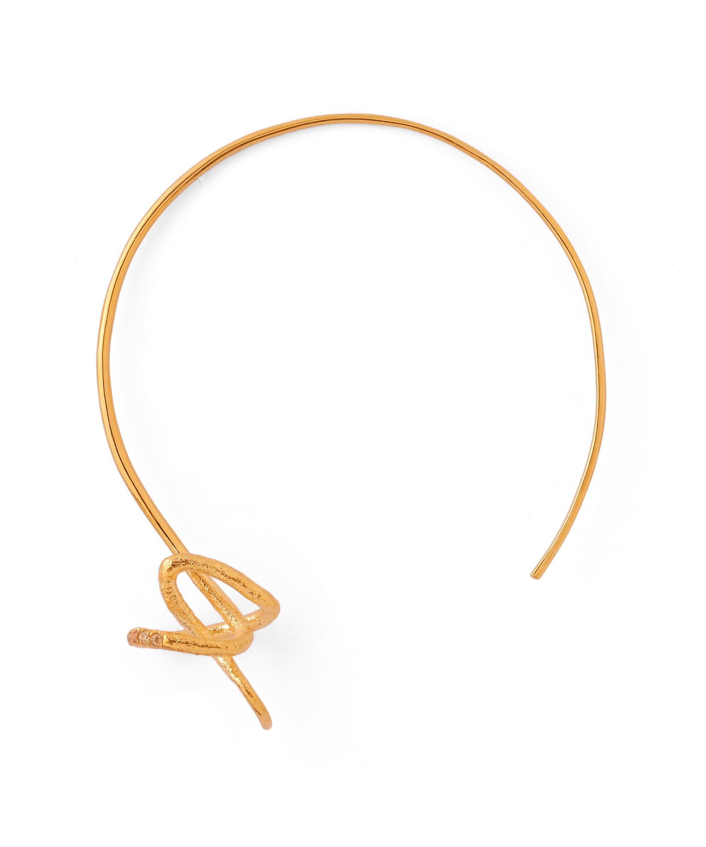 Color Bijou Loop Hoop Earrings