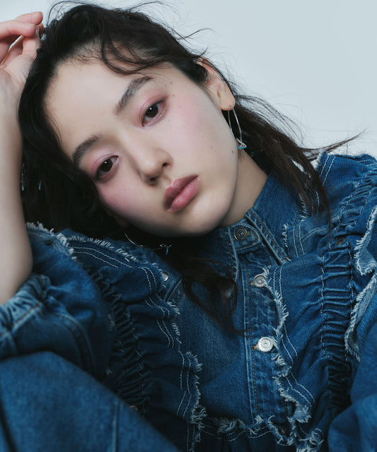 Color Bijou Loop Hoop Earrings