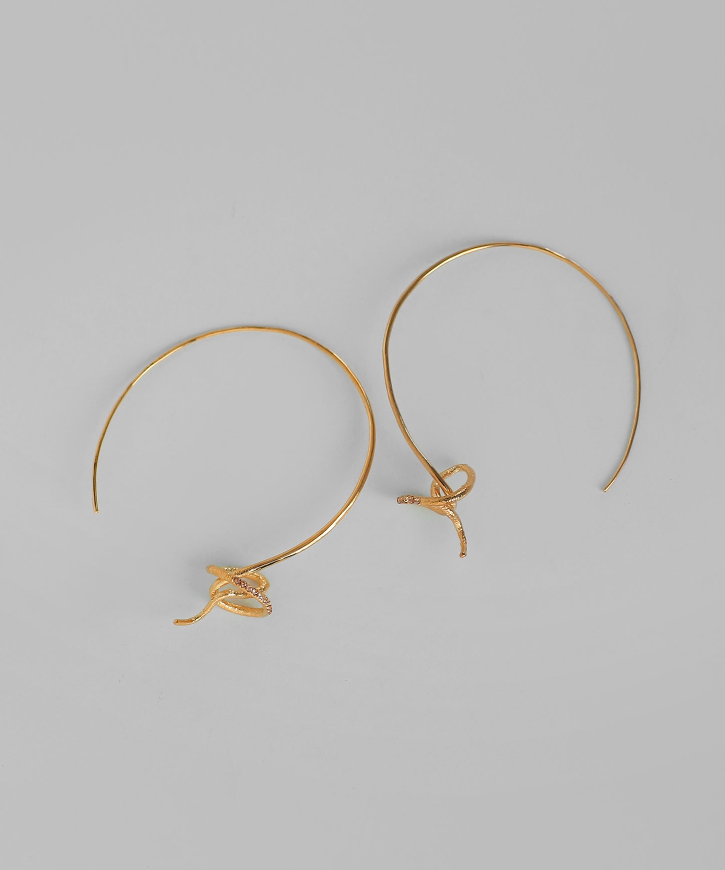 Color Bijou Loop Hoop Earrings