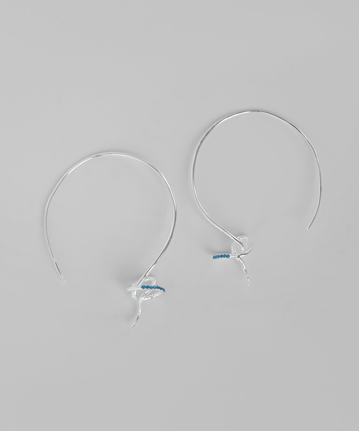 Color Bijou Loop Hoop Earrings