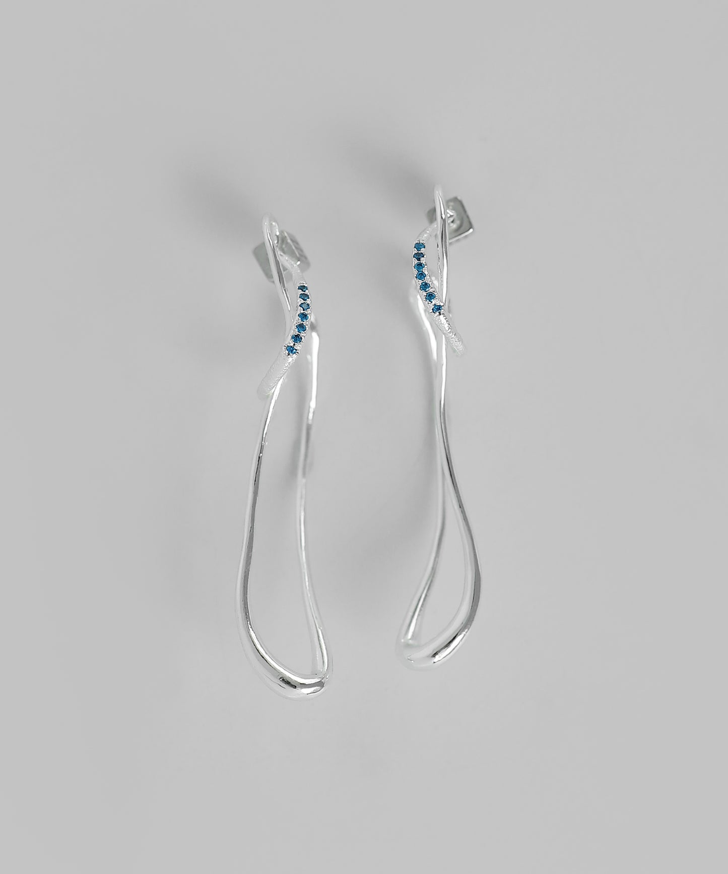 Color Bijou Loop Hoop Earrings