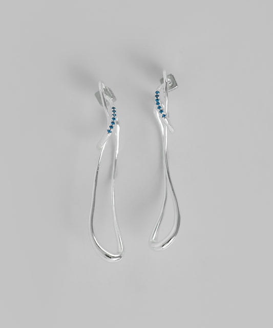 Color Bijou Loop Hoop Earrings