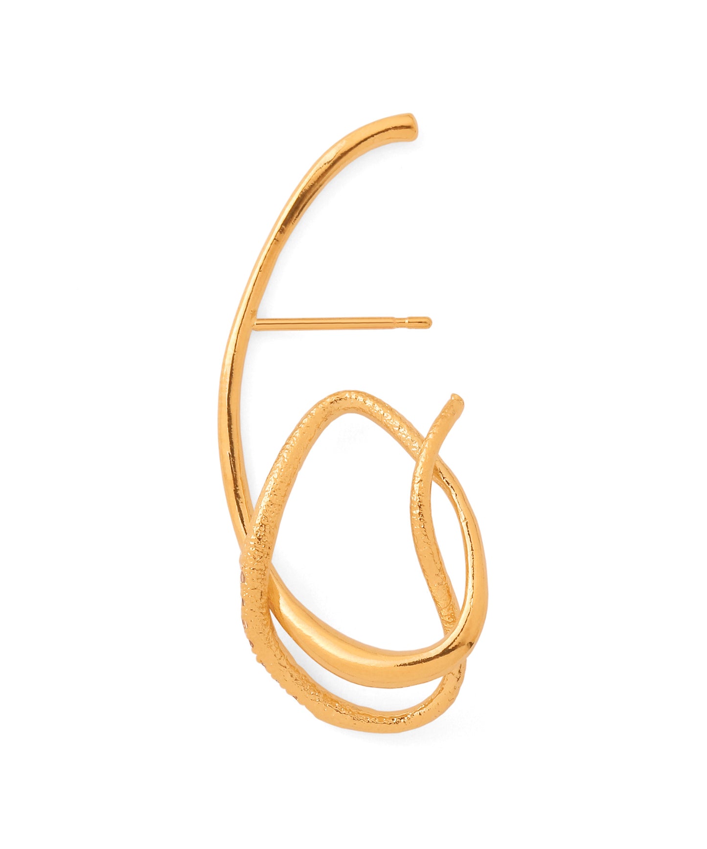 Color Bijou Loop Hoop Earrings