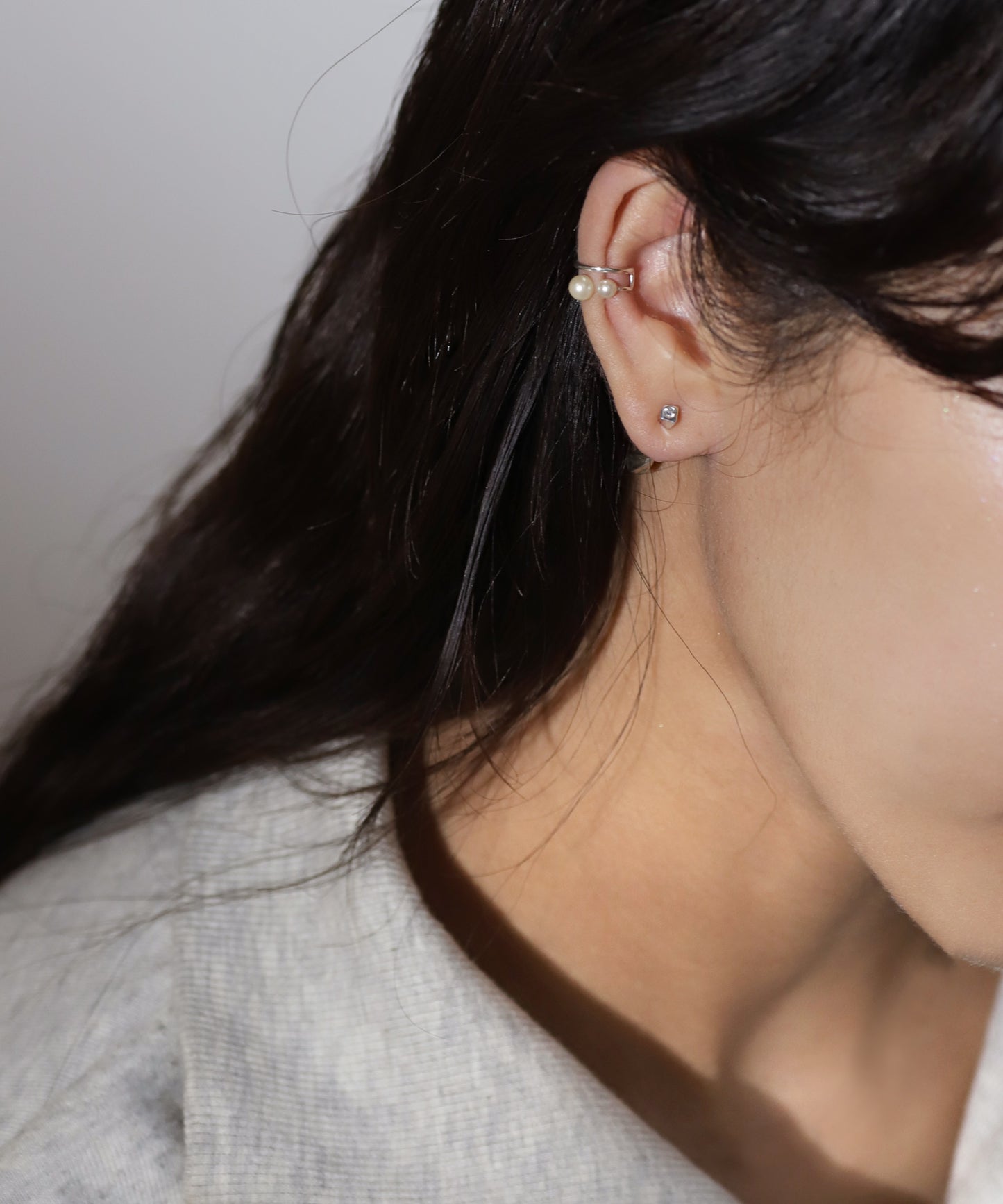[Eligible for Gift] Pearl Ear Cuff [925 Silver]