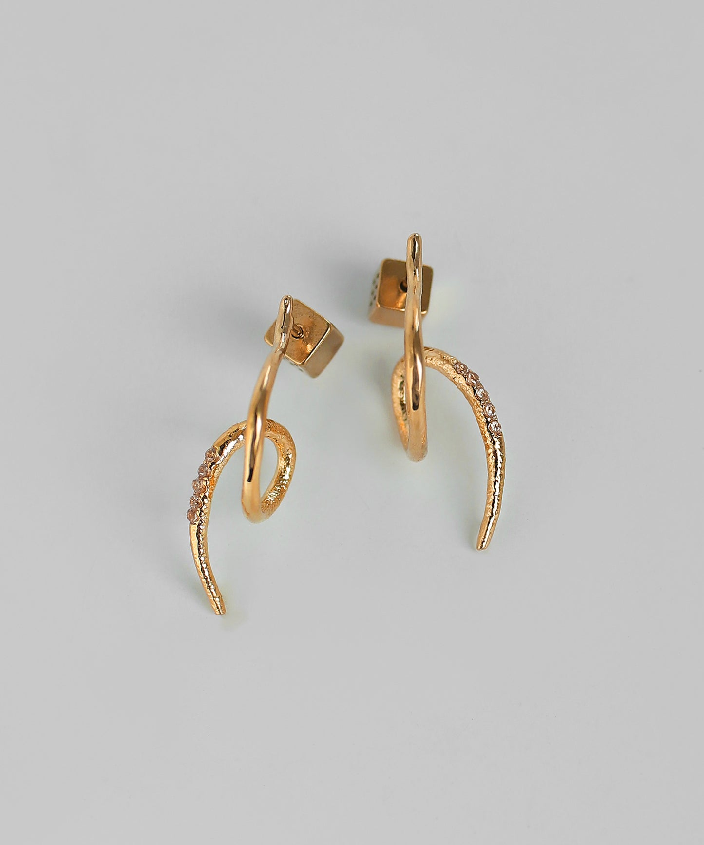 Color Bijou Loop Hoop Earrings