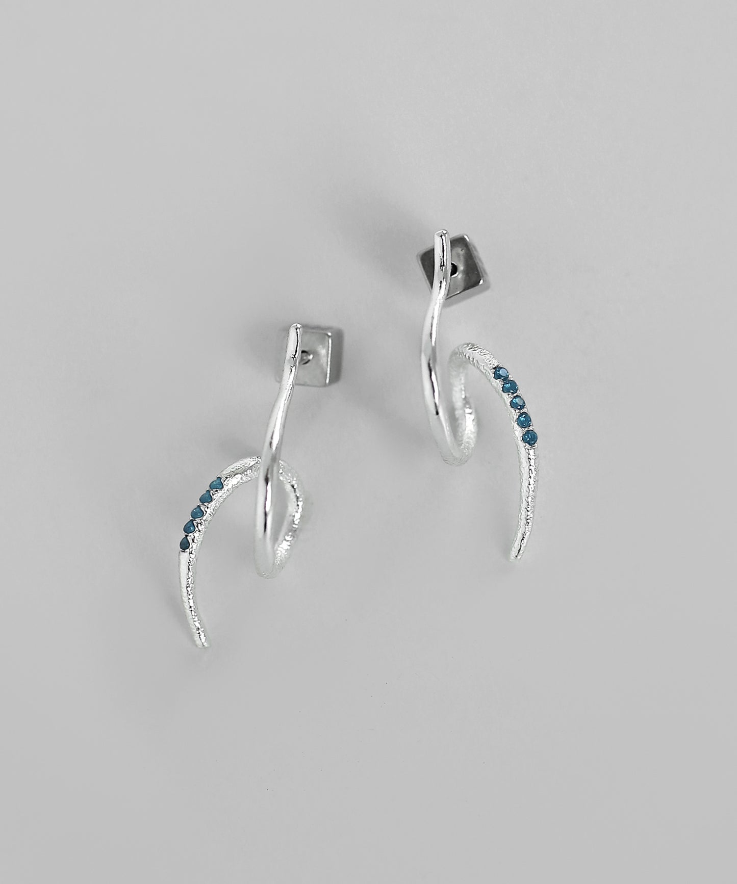 Color Bijou Loop Hoop Earrings