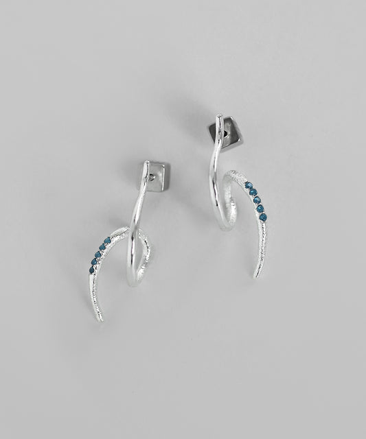 Color Bijou Loop Hoop Earrings