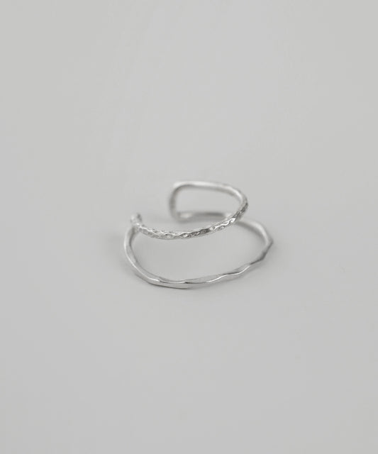 [Eligible for Gift] Double Line Ear Cuff [925 Silver]