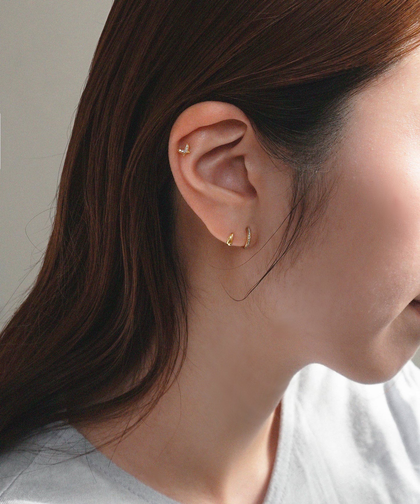 Bijou Hoop Earring [M] [925 Silver] [Single]