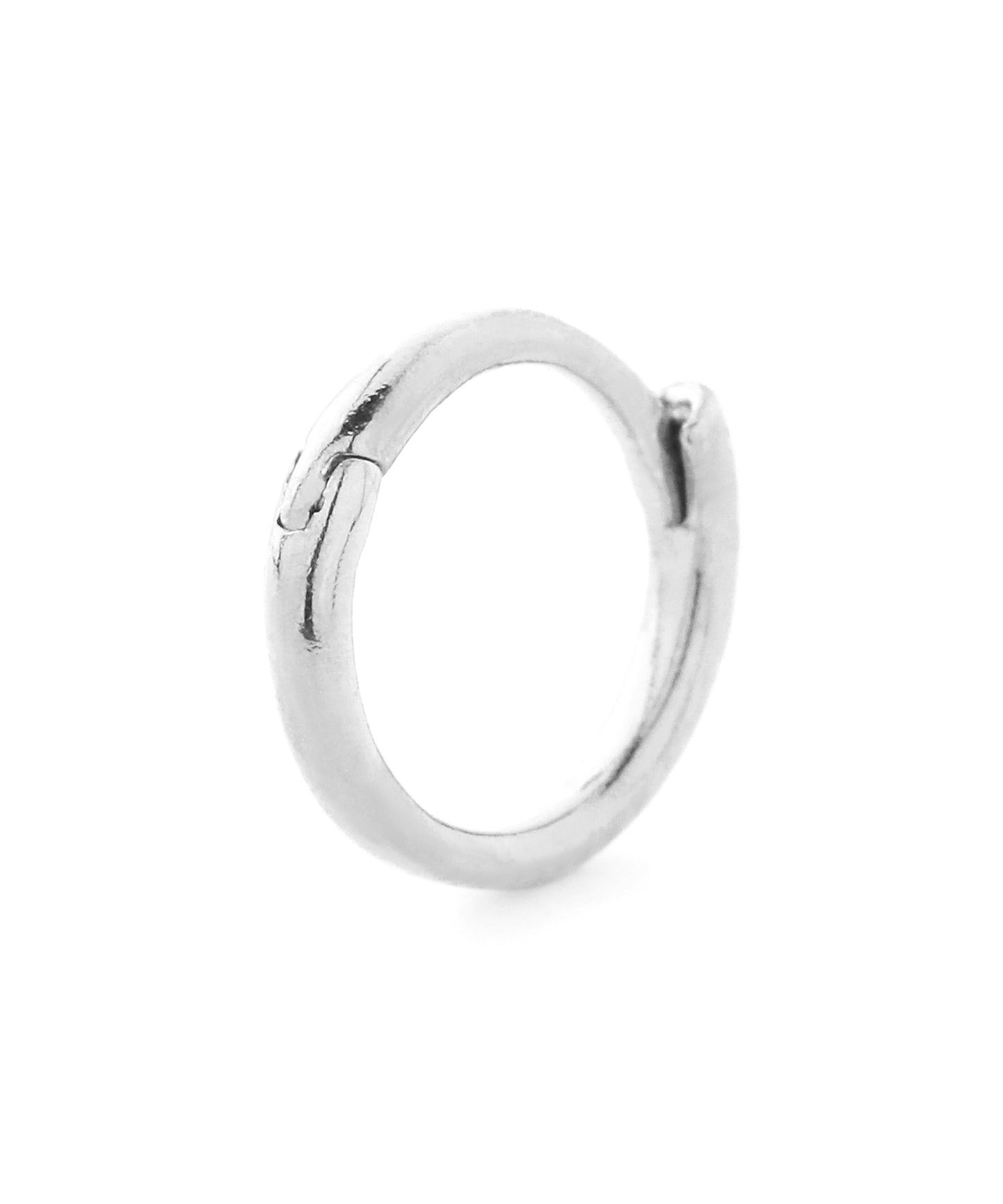 Hoop Earring [M] [925 Silver] [Single]