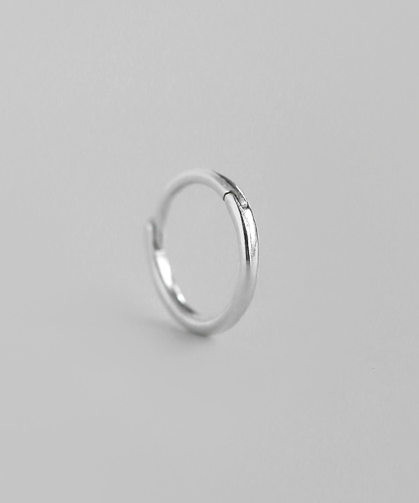 Hoop Earring [L] [925 Silver] [Single]