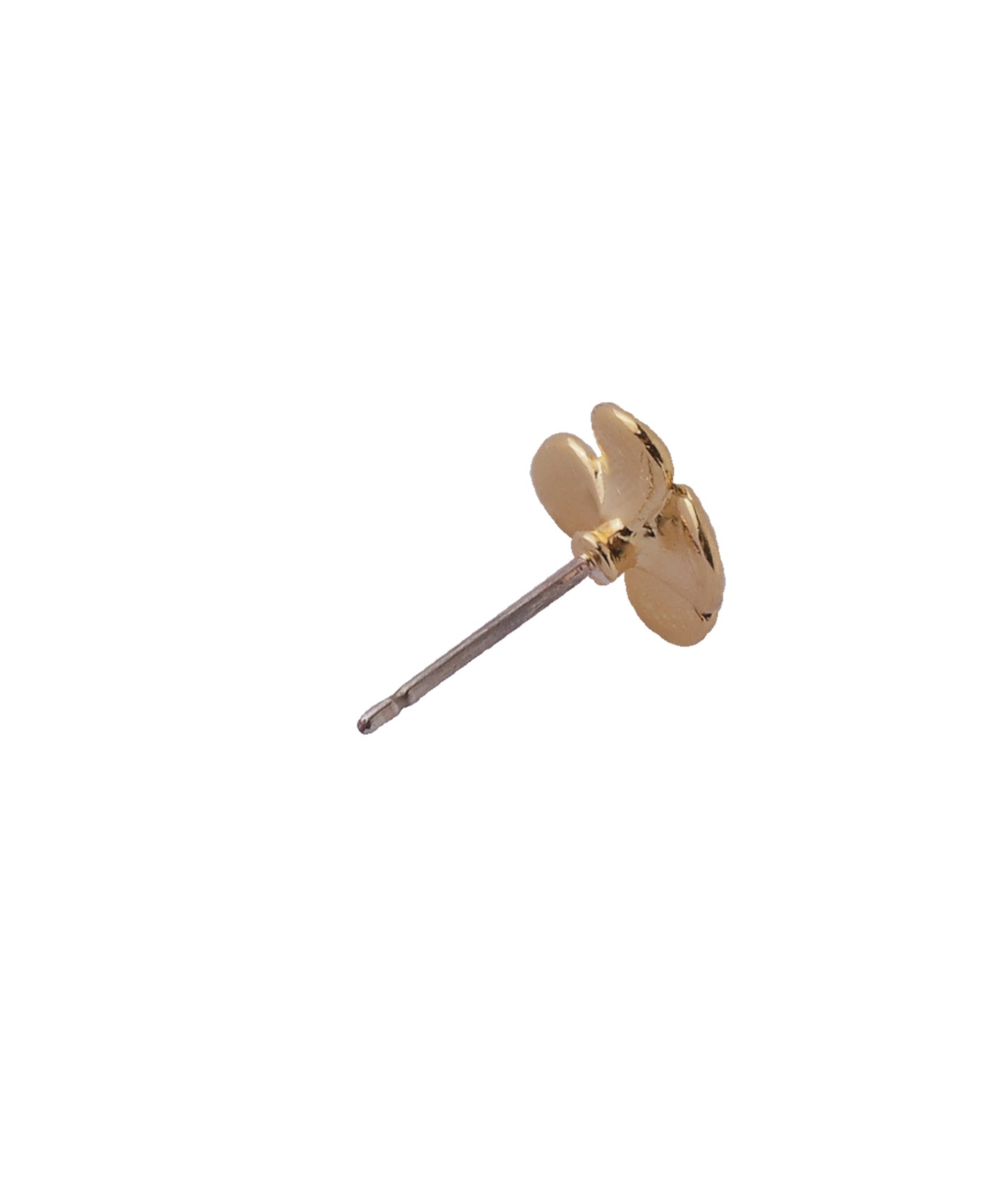 【Limited Qty】Puffy Gold Clover Earrings