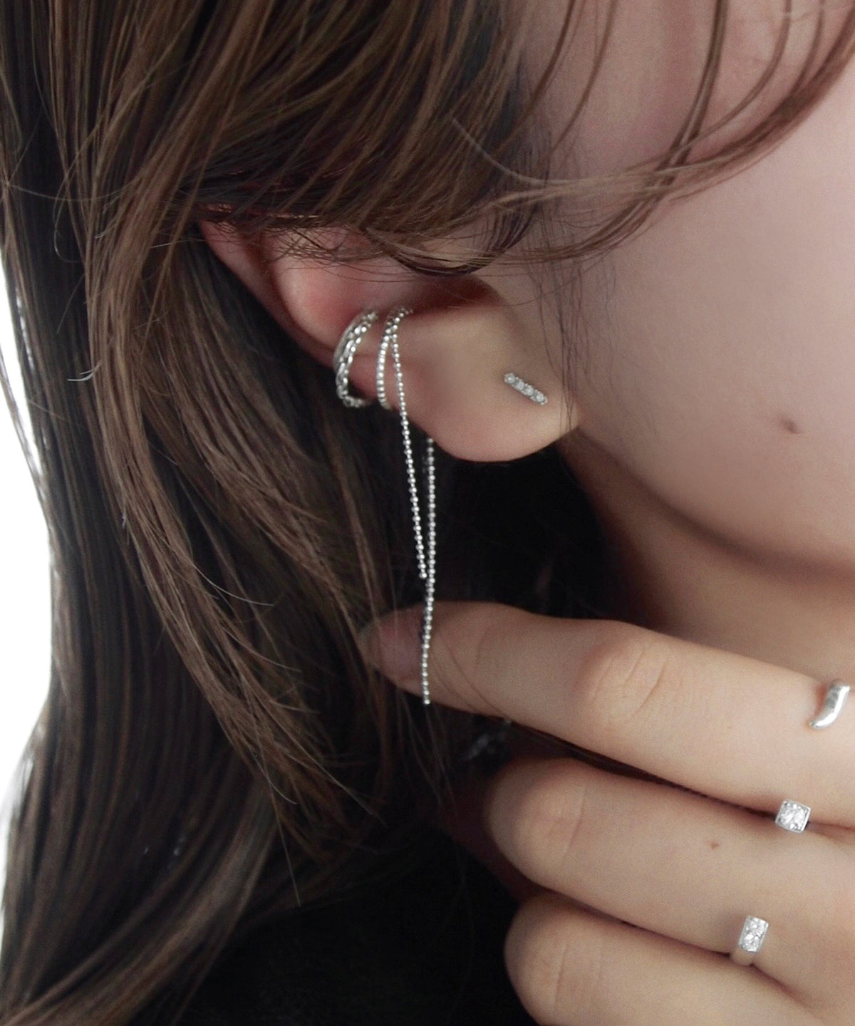 Chain Ear Cuff [925 Silver]