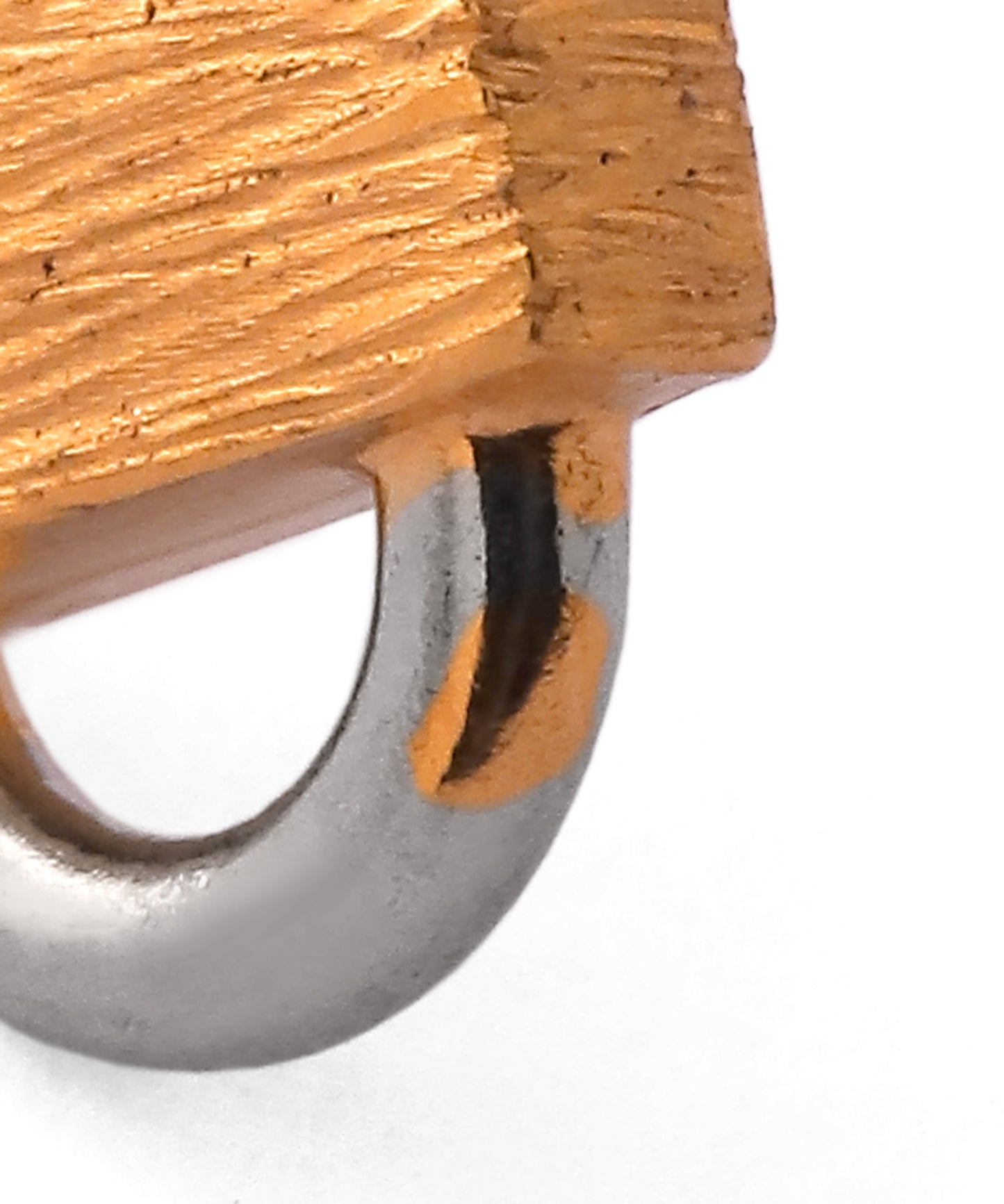 Two-Tone Design Earrings