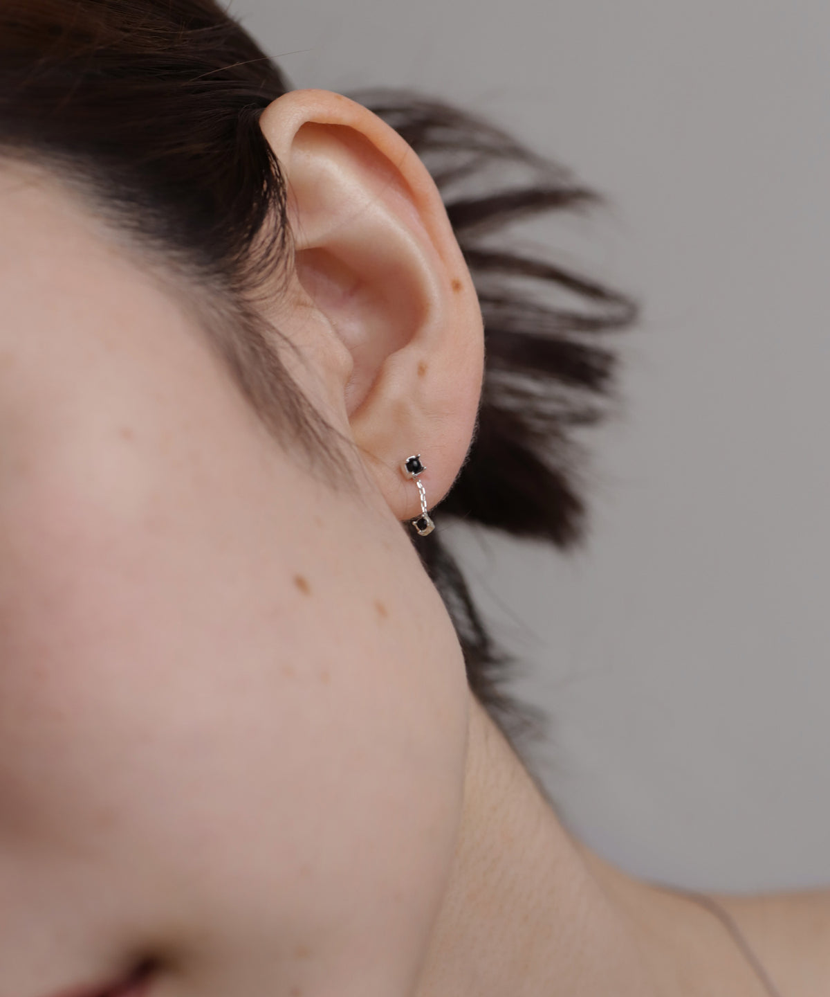 Gemstone 2-Way Screw Back Earrings [925 Silver]
