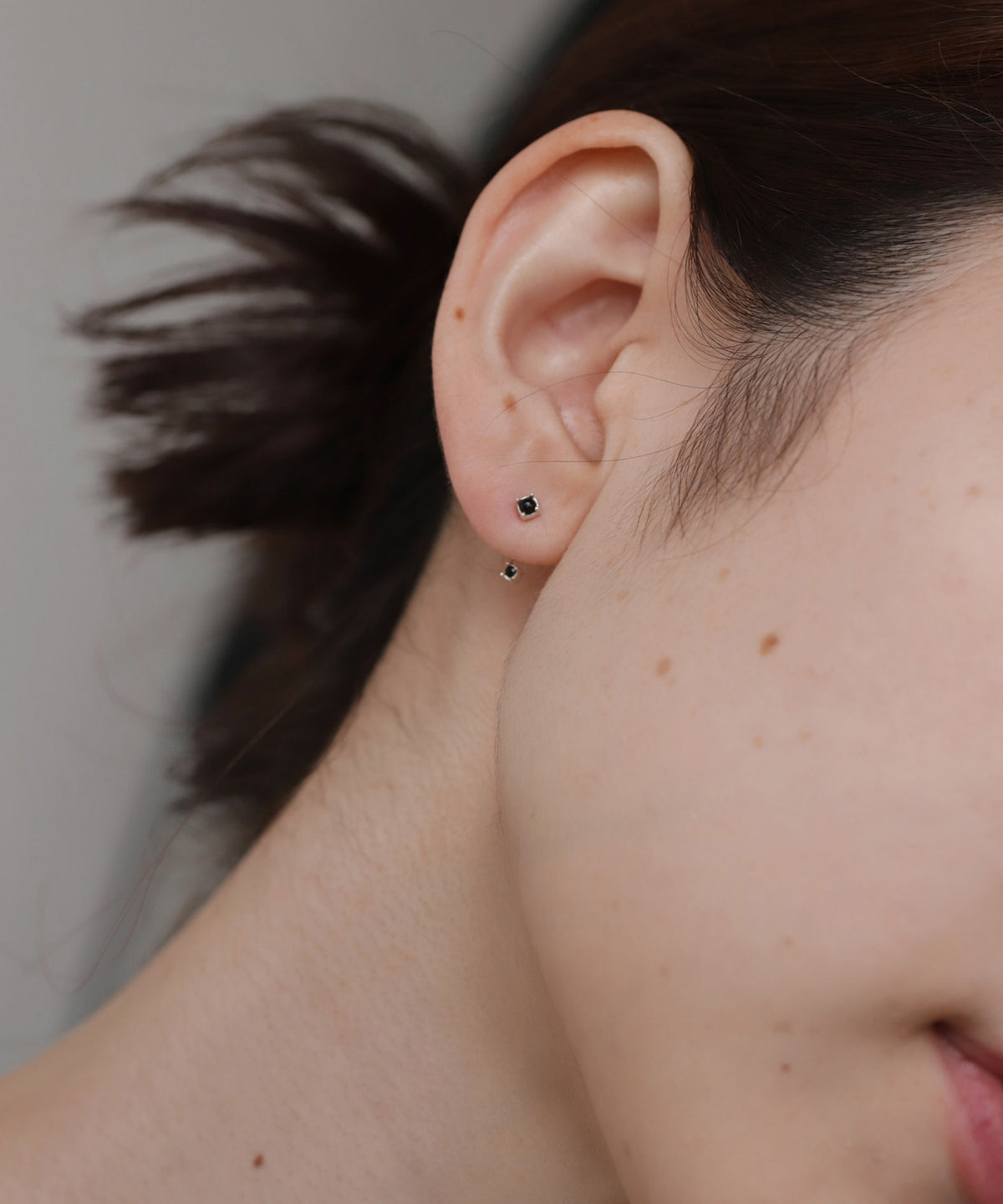 Gemstone 2-Way Screw Back Earrings [925 Silver]